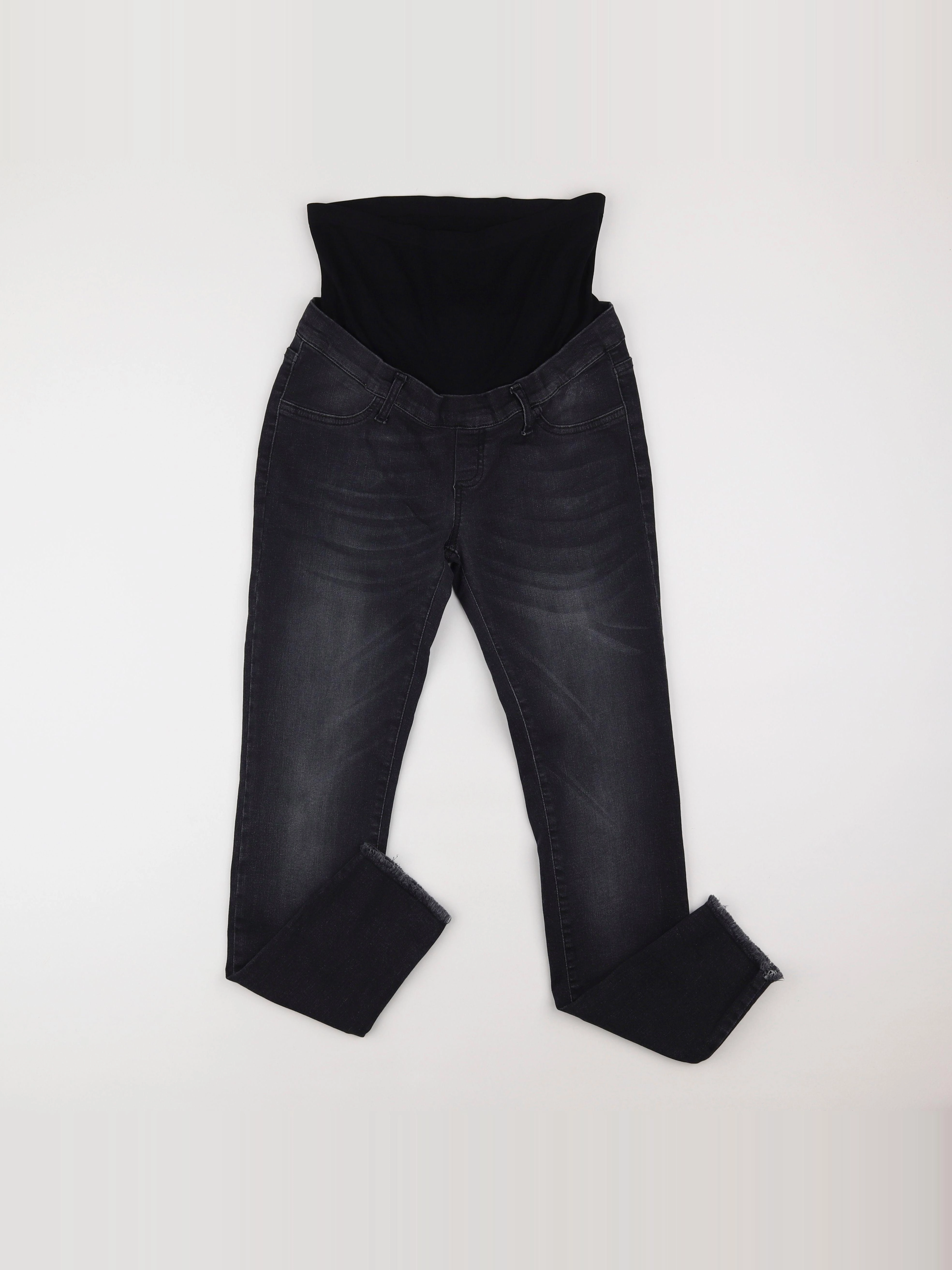 Envie de fraise - jean grossesse gris - 38