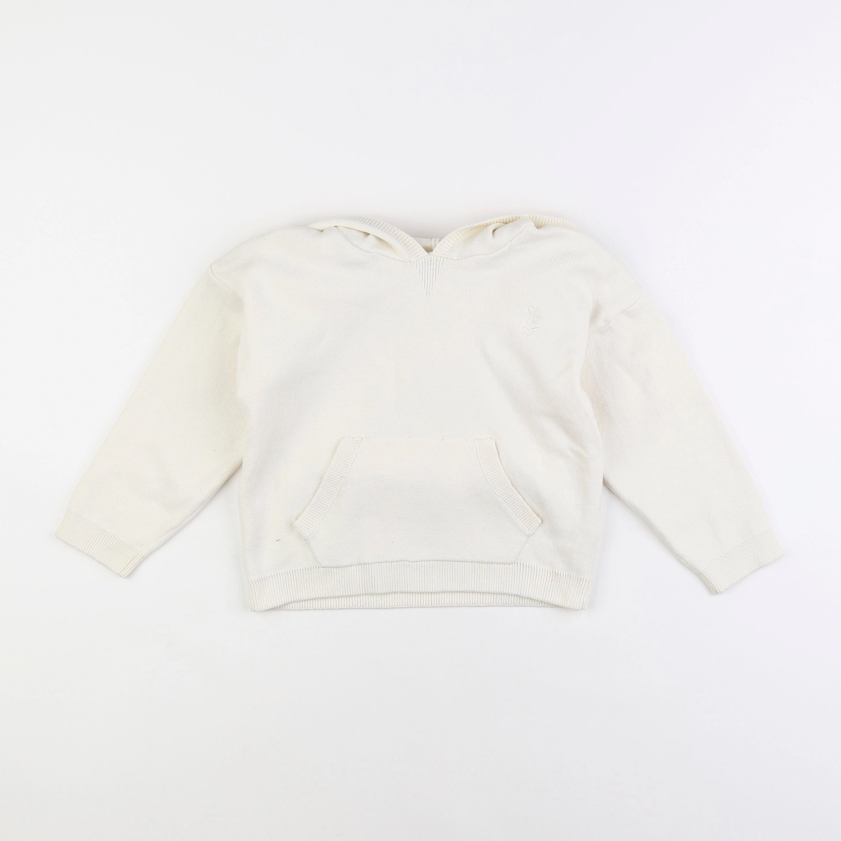 Vertbaudet - pull beige - 6 ans