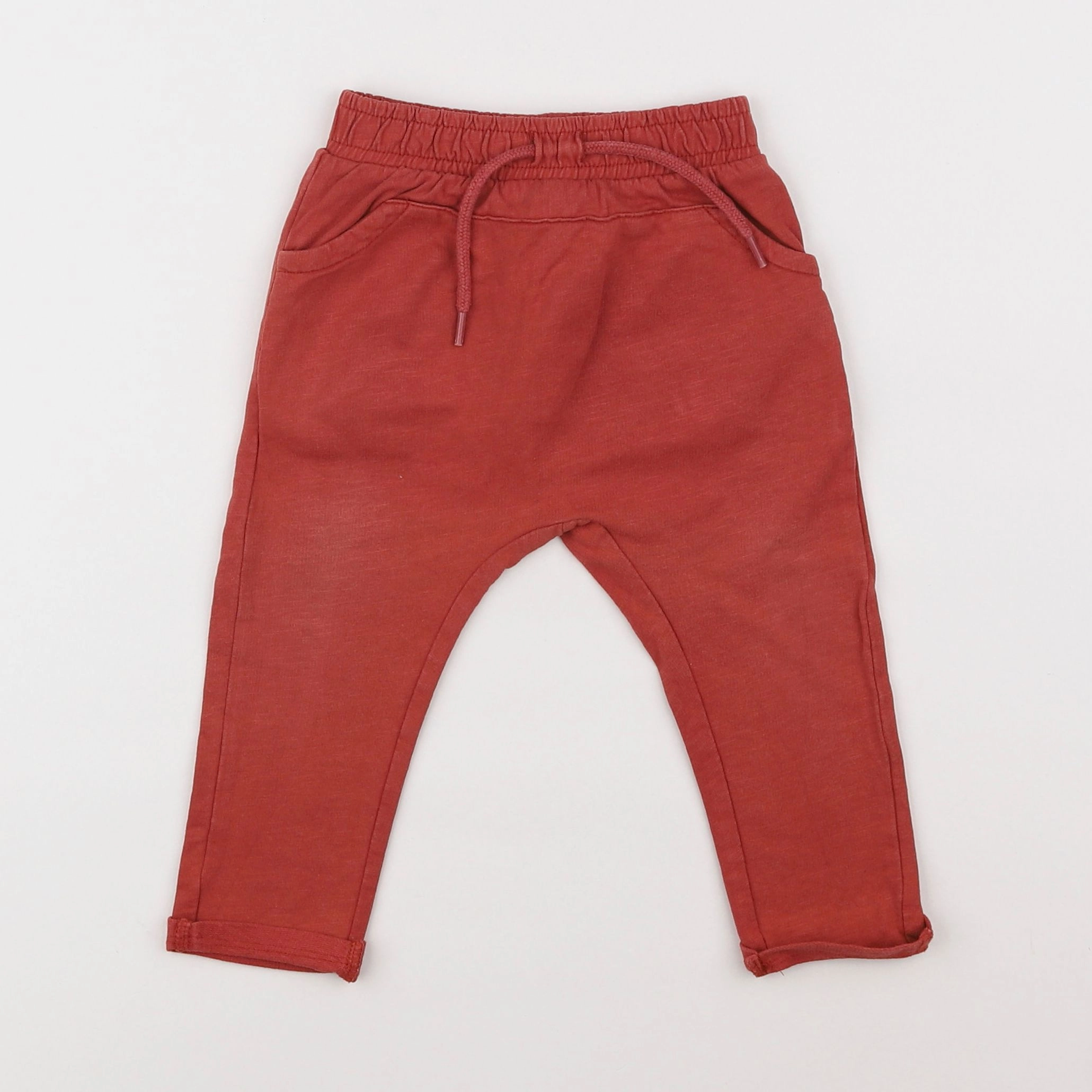Vertbaudet - jogging rouge - 12 mois