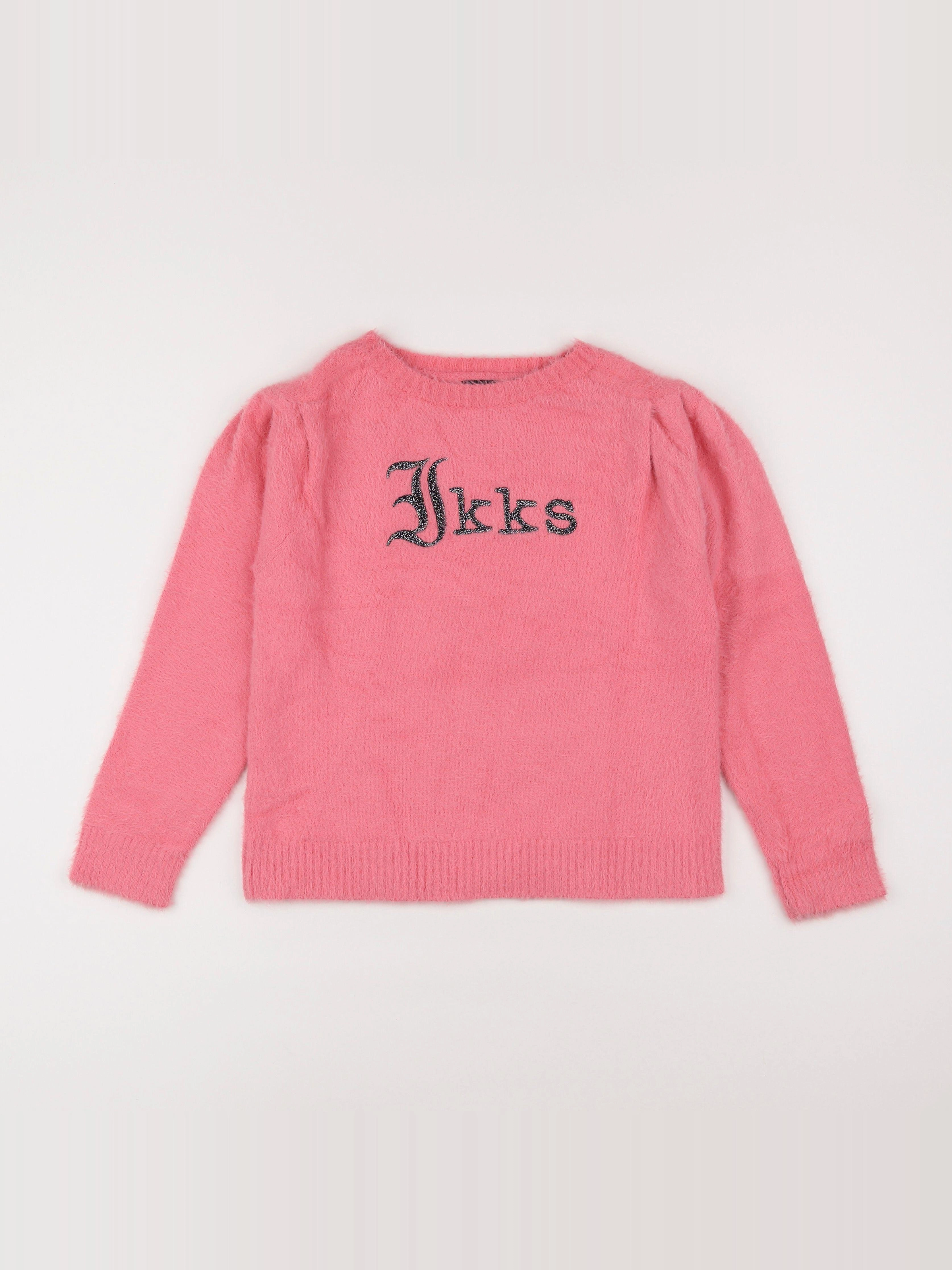 IKKS - pull rose - 10 ans
