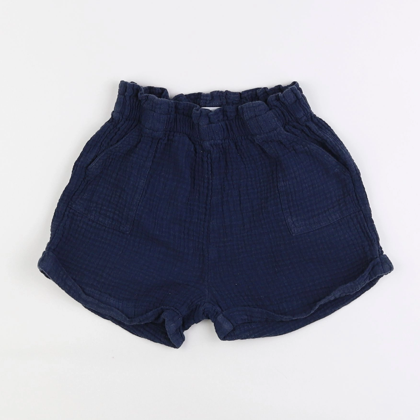 Vertbaudet - short bleu - 7 ans