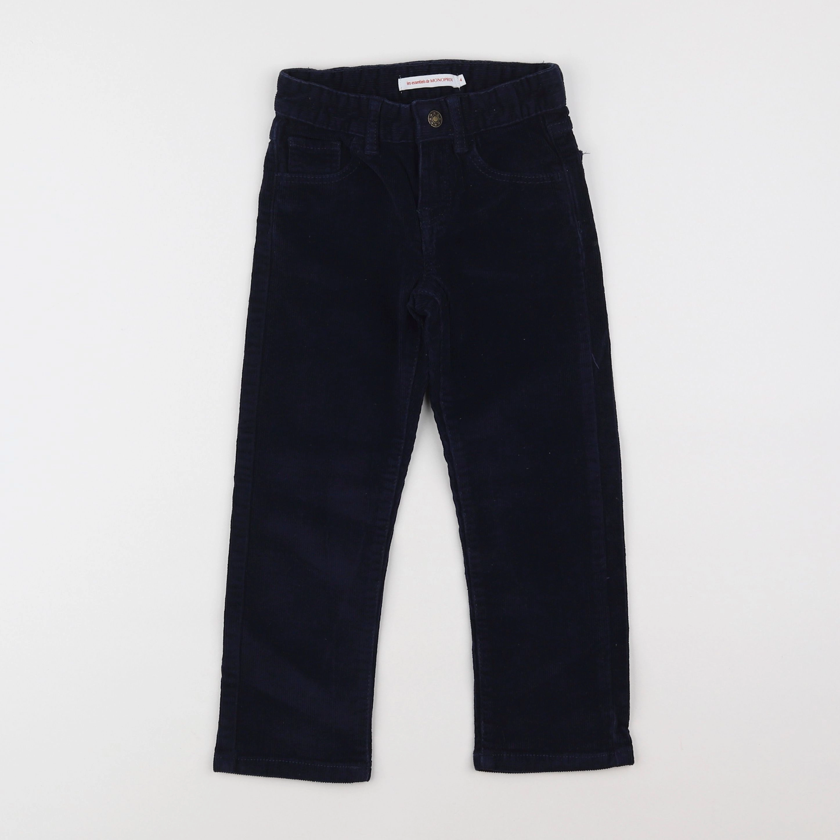 Monoprix - pantalon bleu - 4 ans