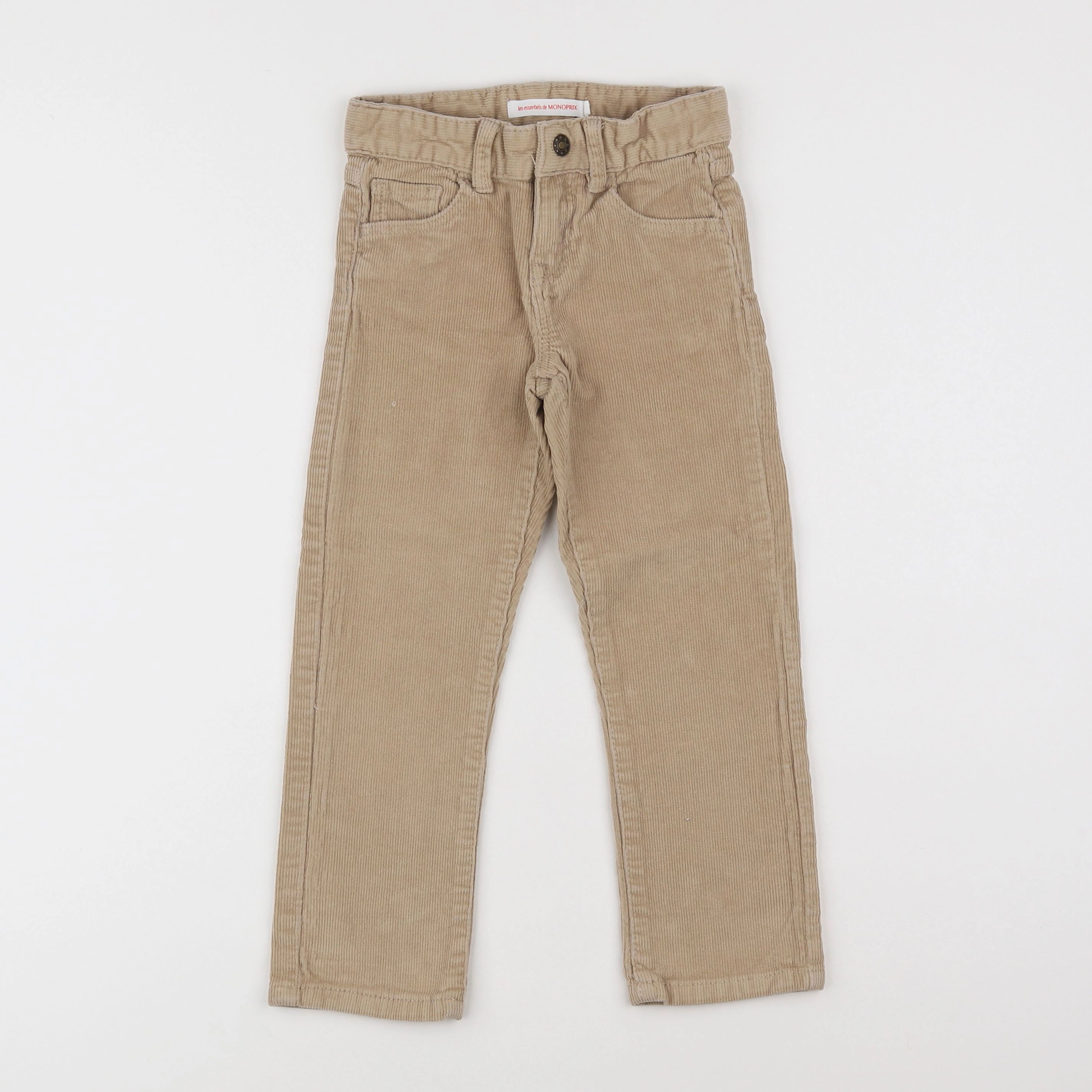 Monoprix - pantalon marron - 4 ans