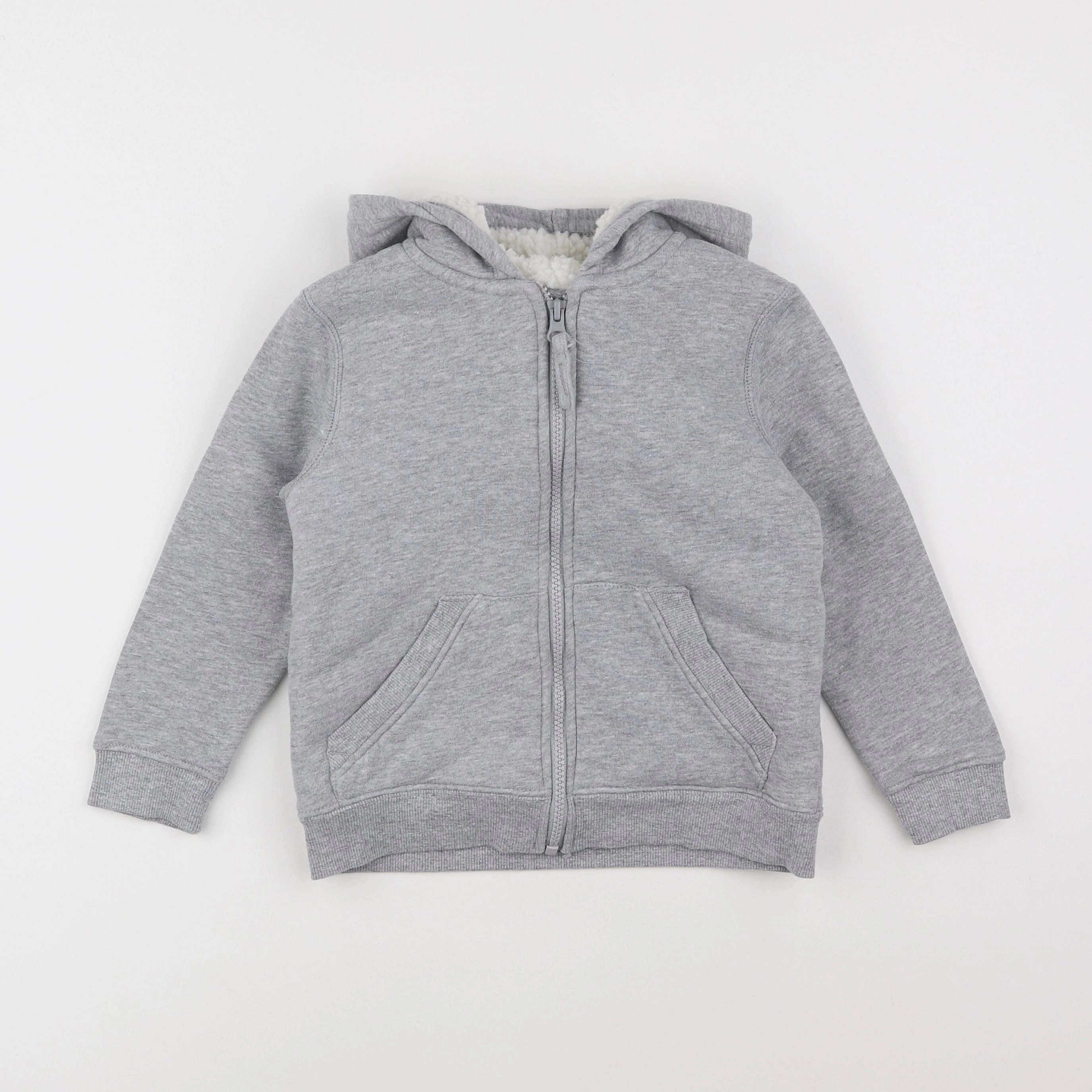 Monoprix - sweat gris - 4 ans