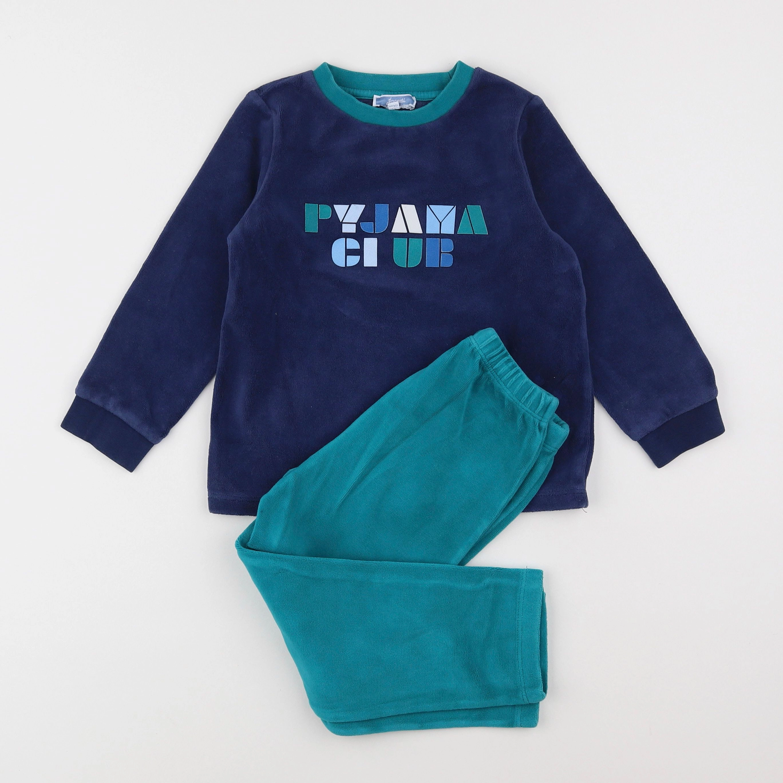 Jacadi - pyjama velours bleu - 4 ans