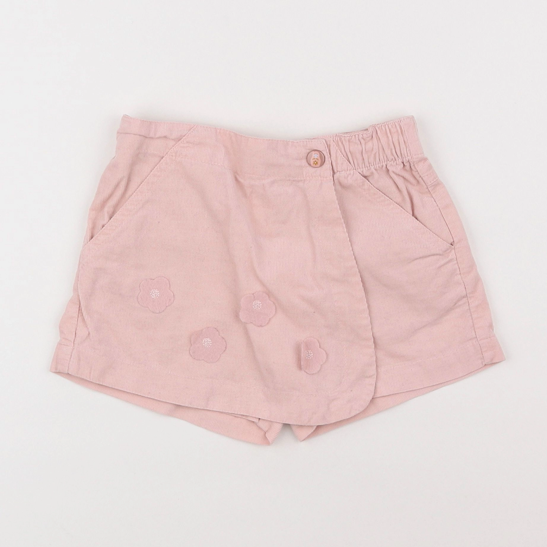Vertbaudet - jupe short rose - 8 ans