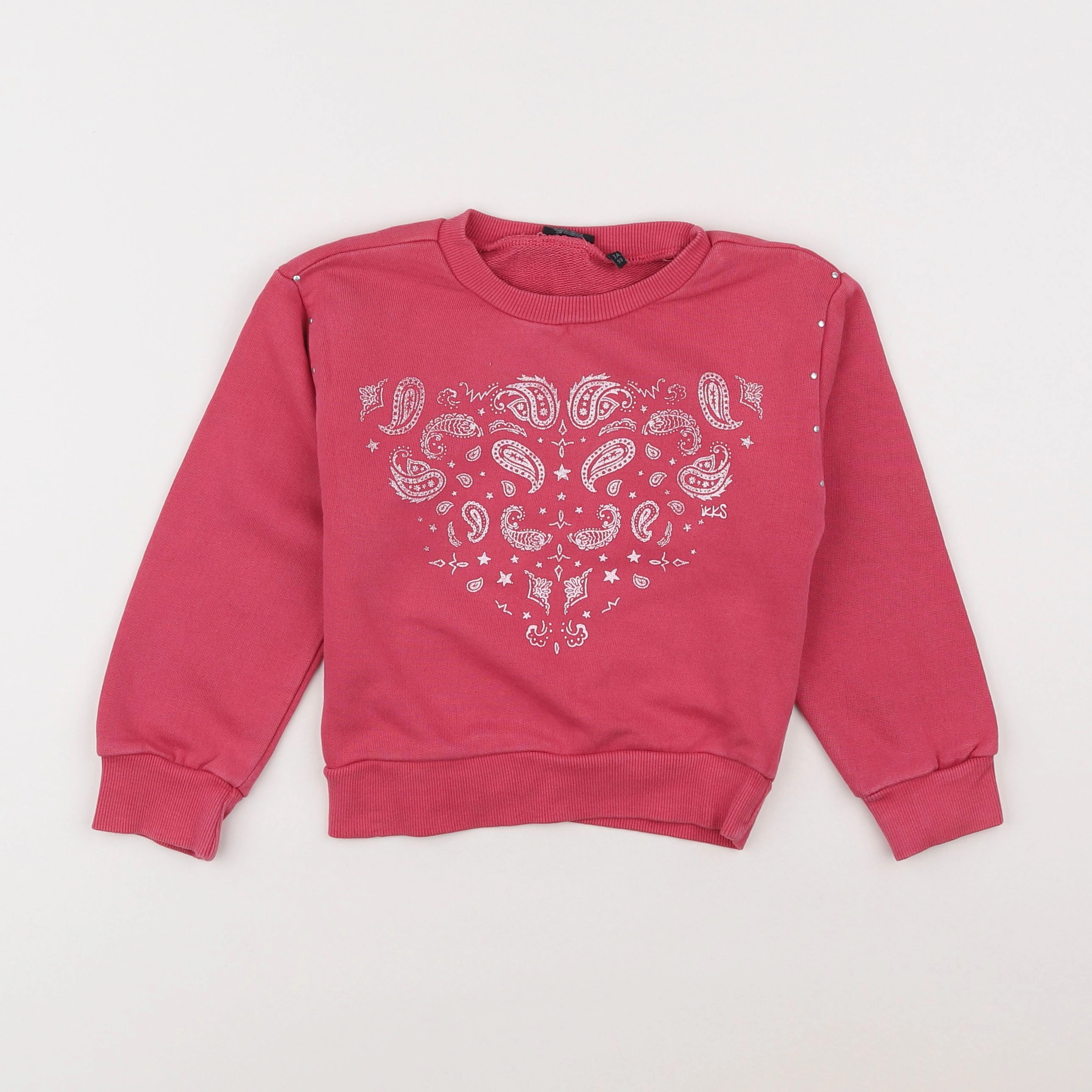 IKKS - sweat rose - 3 ans