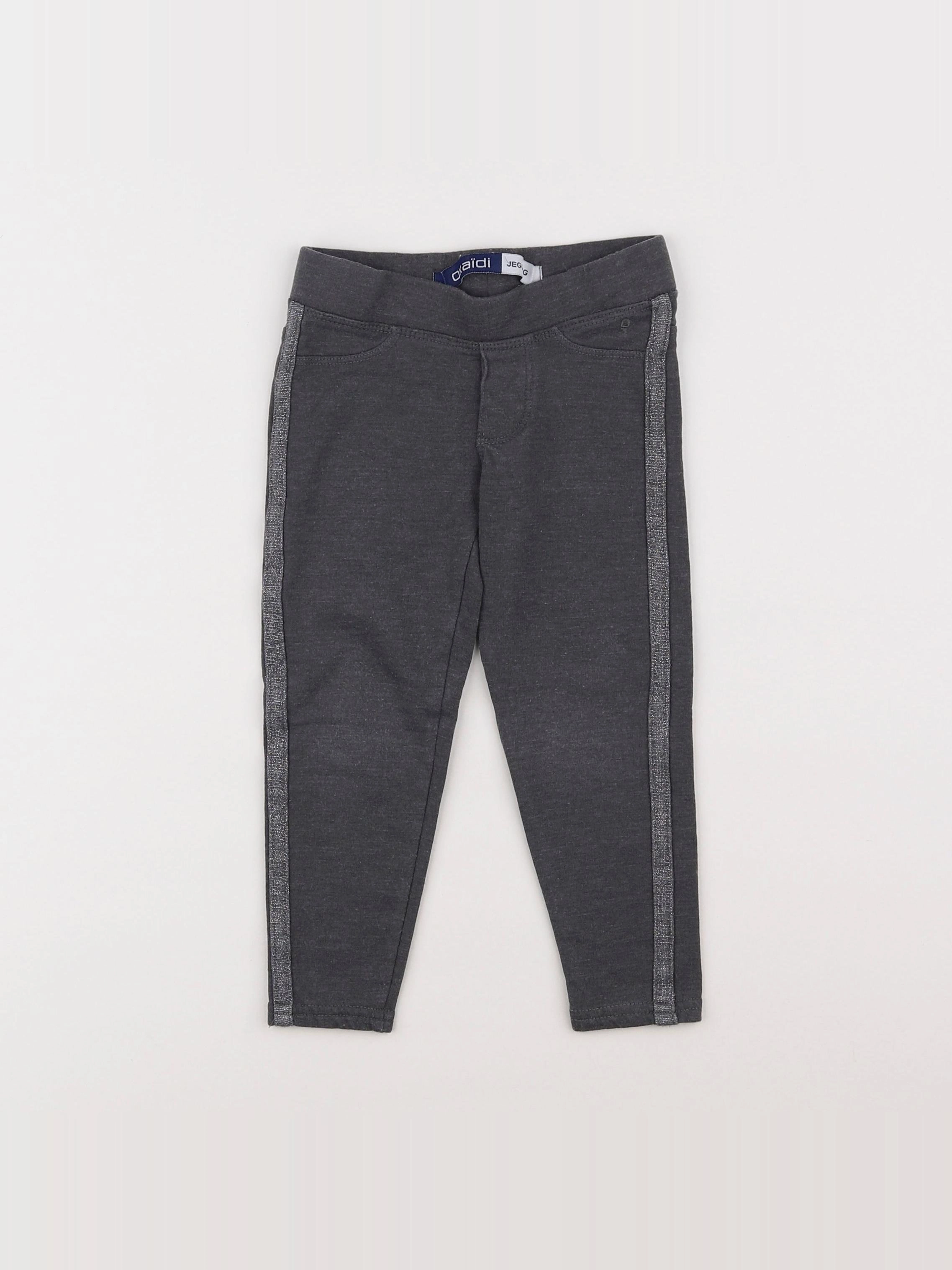 Okaidi - jegging gris - 2 ans