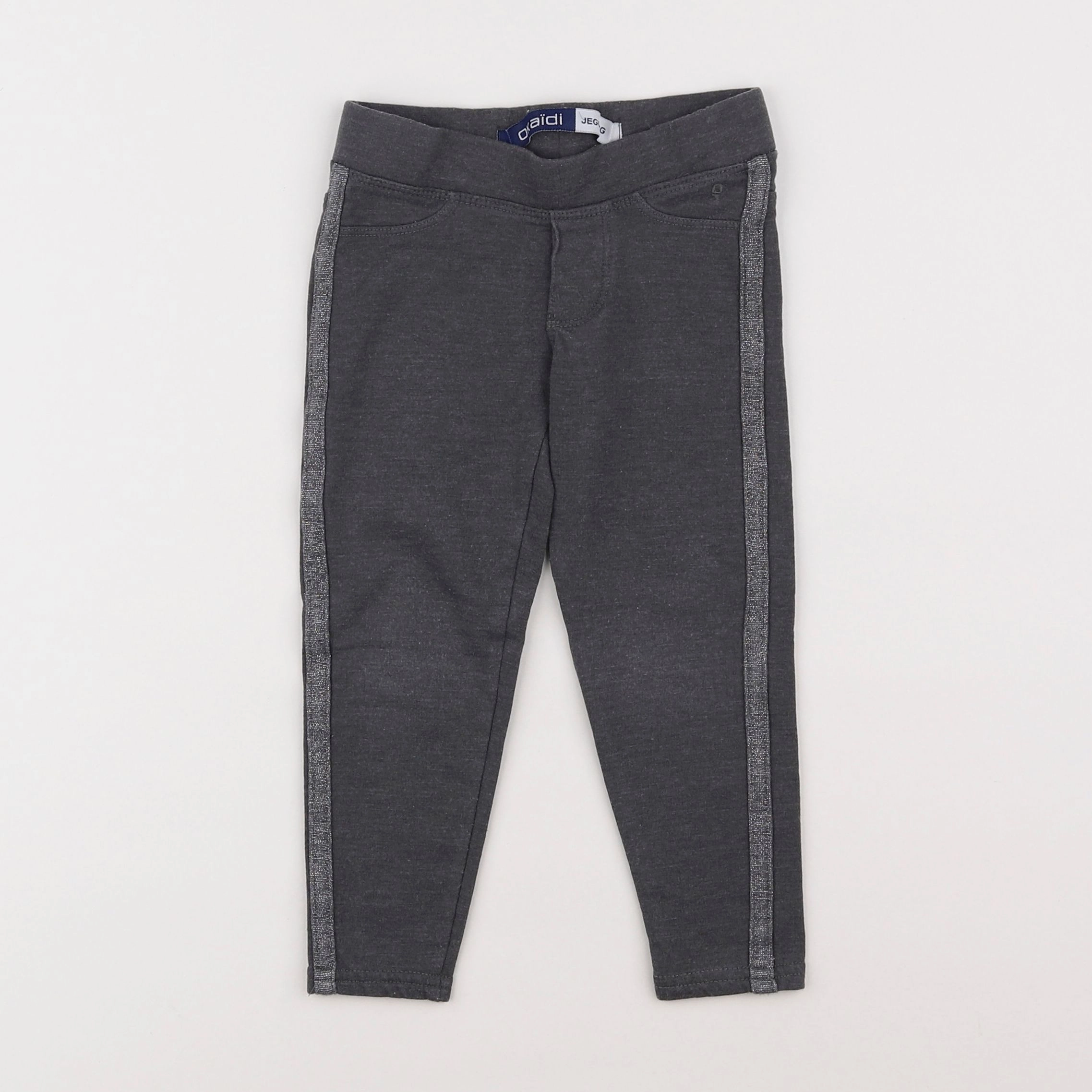 Okaidi - jegging gris - 2 ans