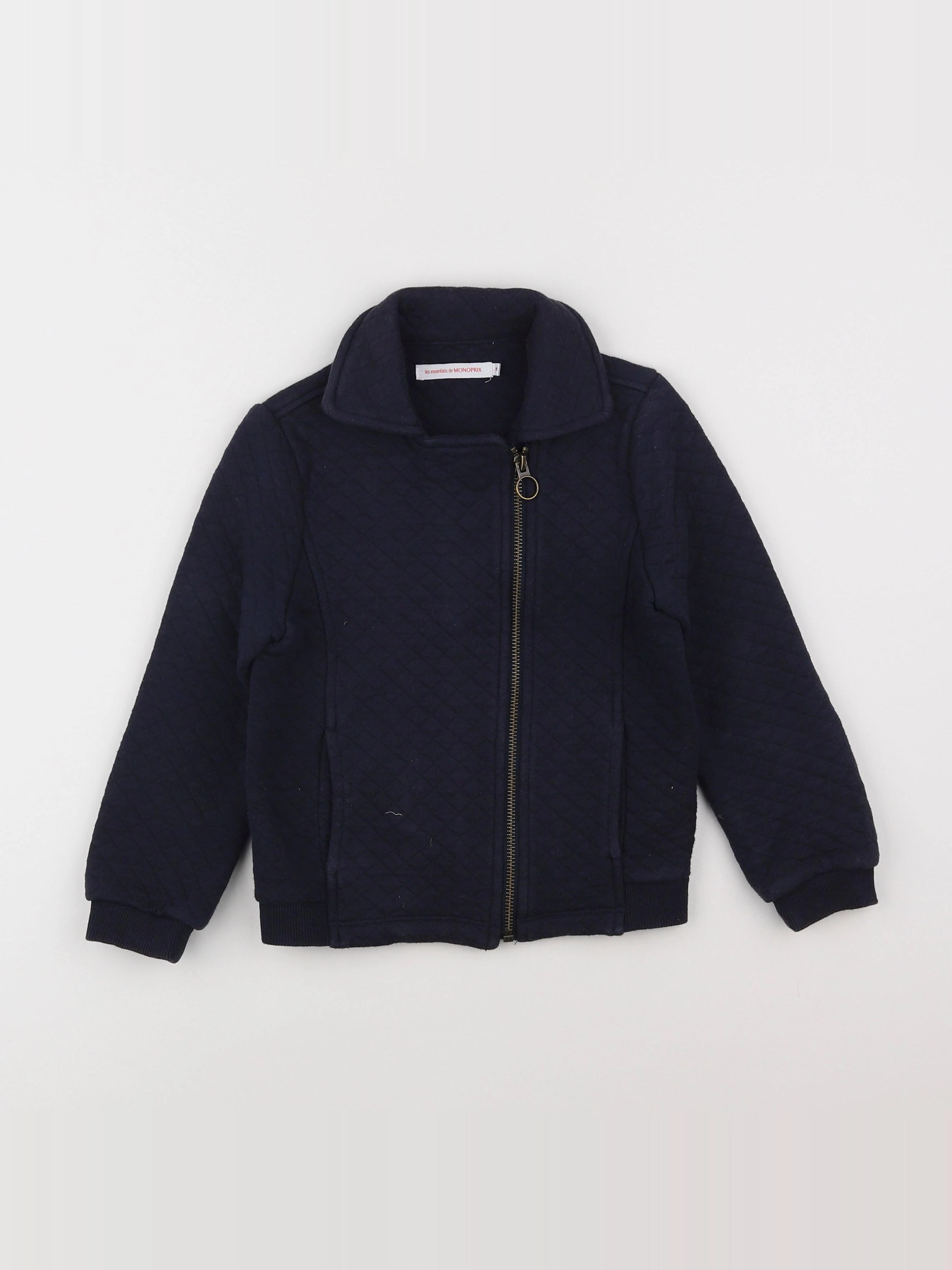 Monoprix - sweat bleu - 6 ans