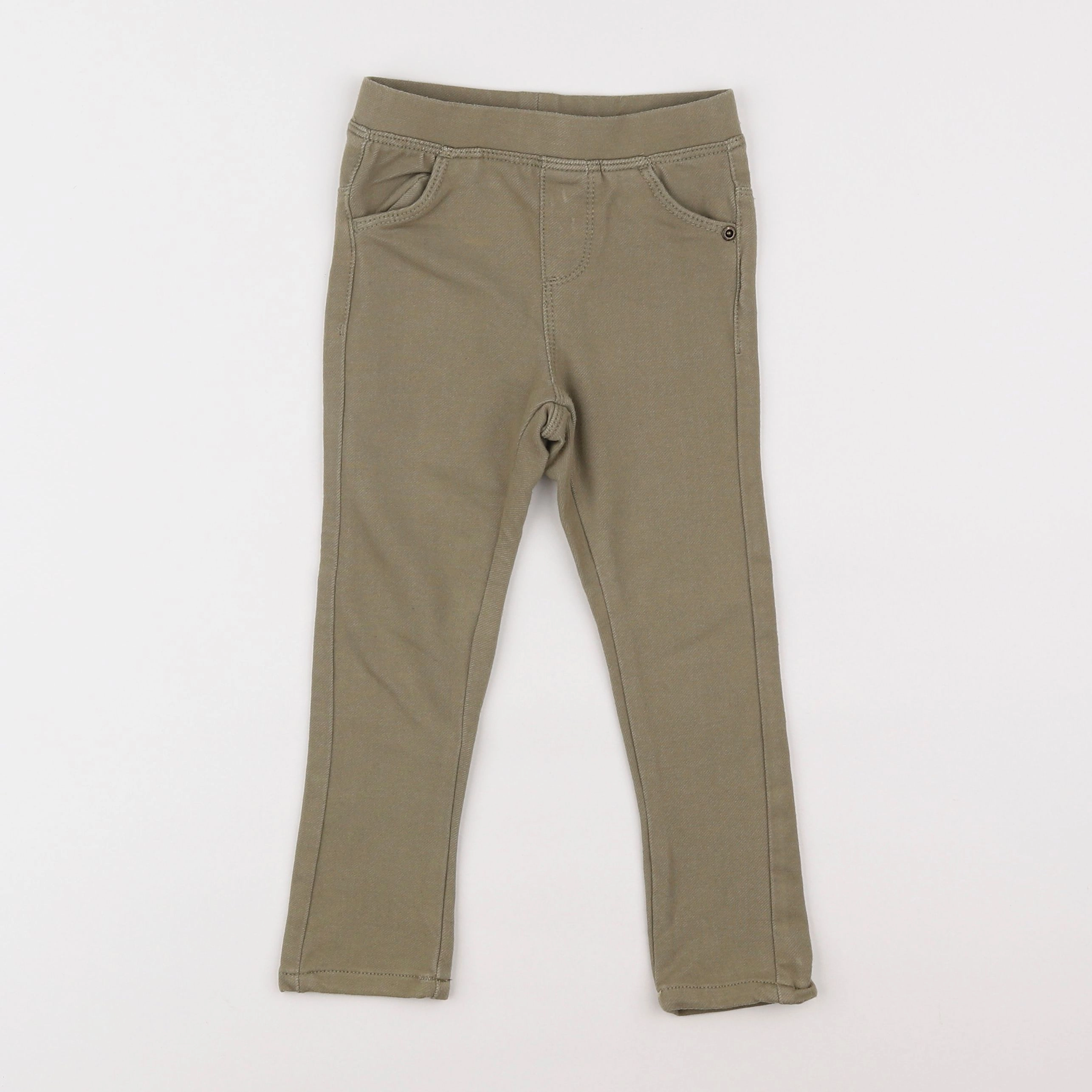 Vertbaudet - jegging marron - 3 ans