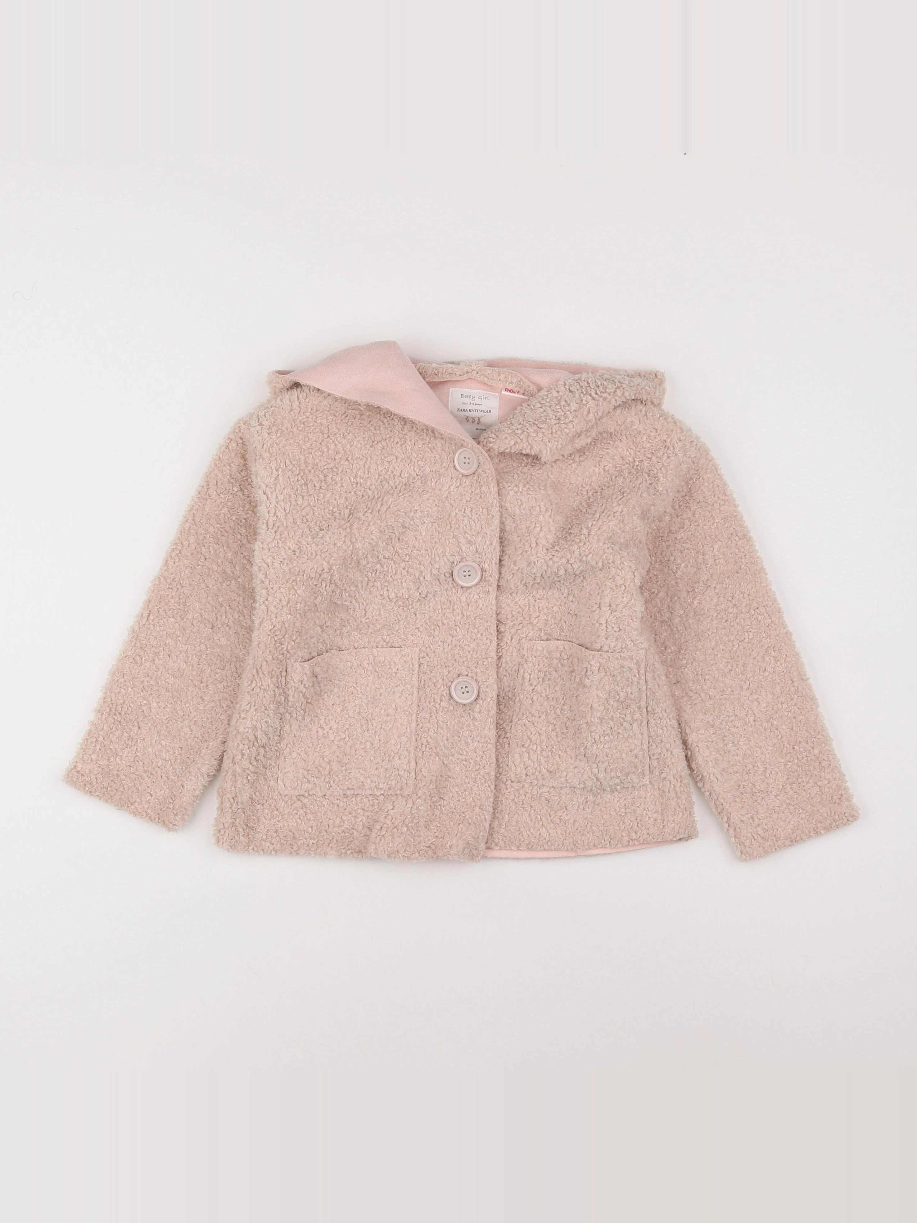 Zara - veste rose - 3/4 ans
