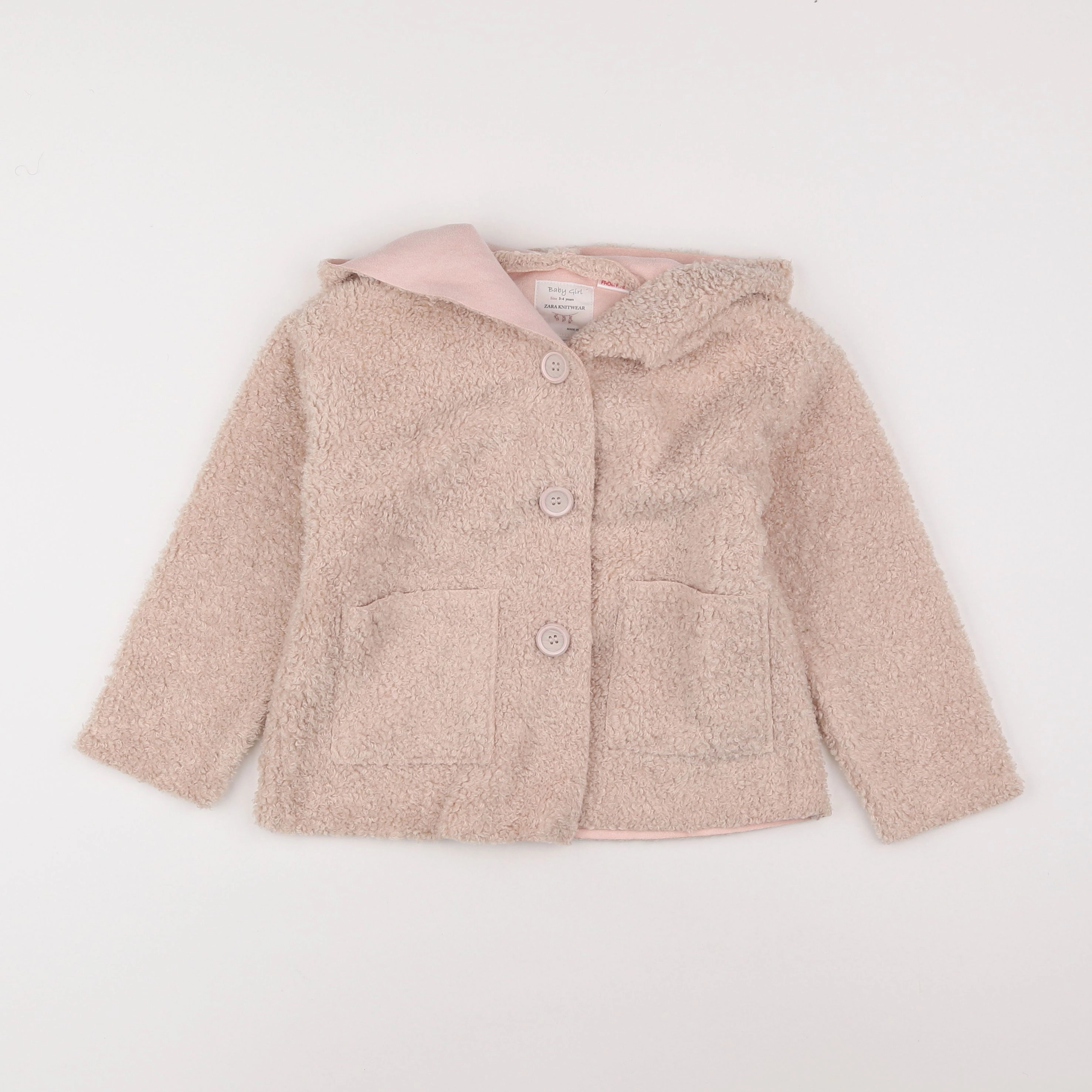 Zara - veste rose - 3/4 ans