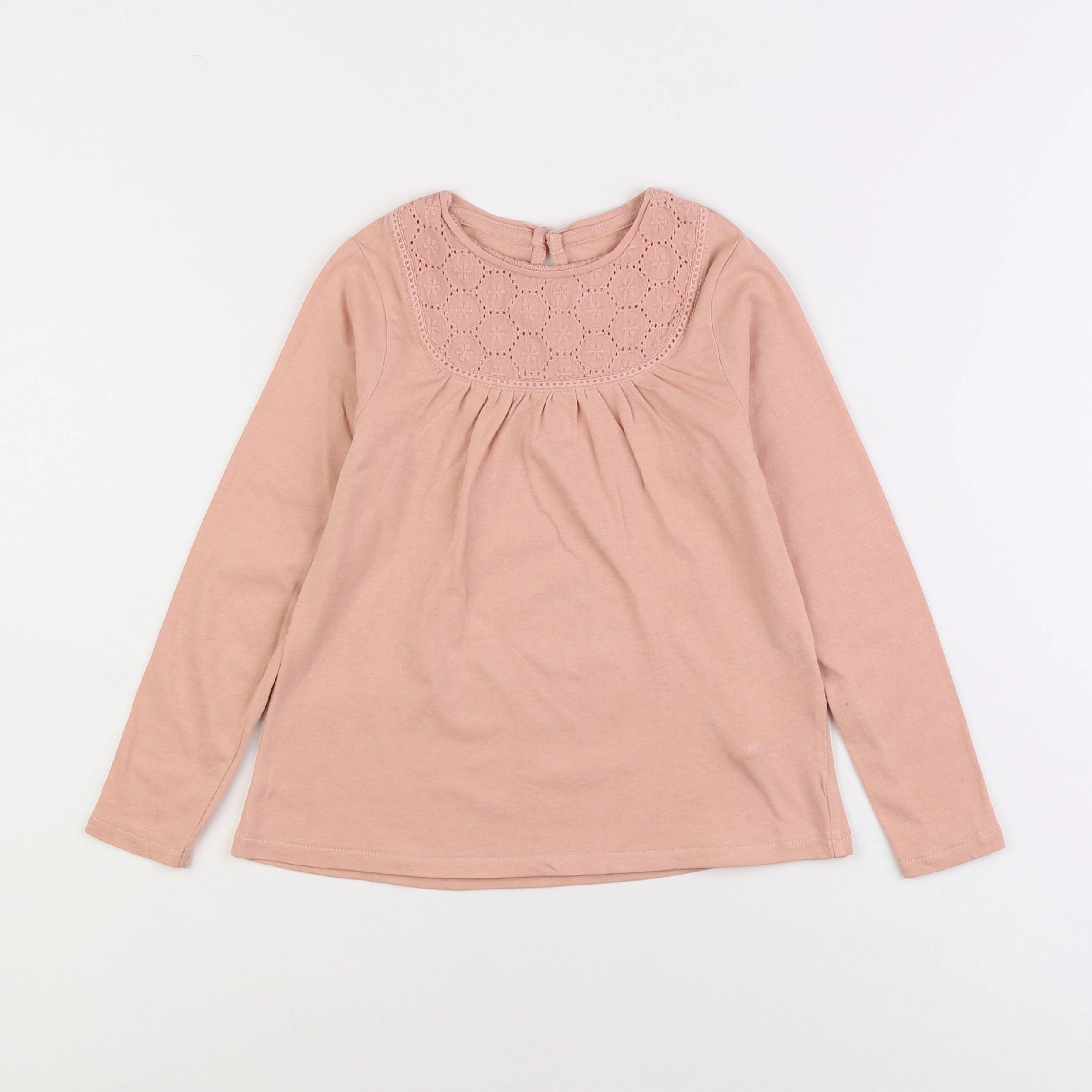 Vertbaudet - tee-shirt rose - 6 ans