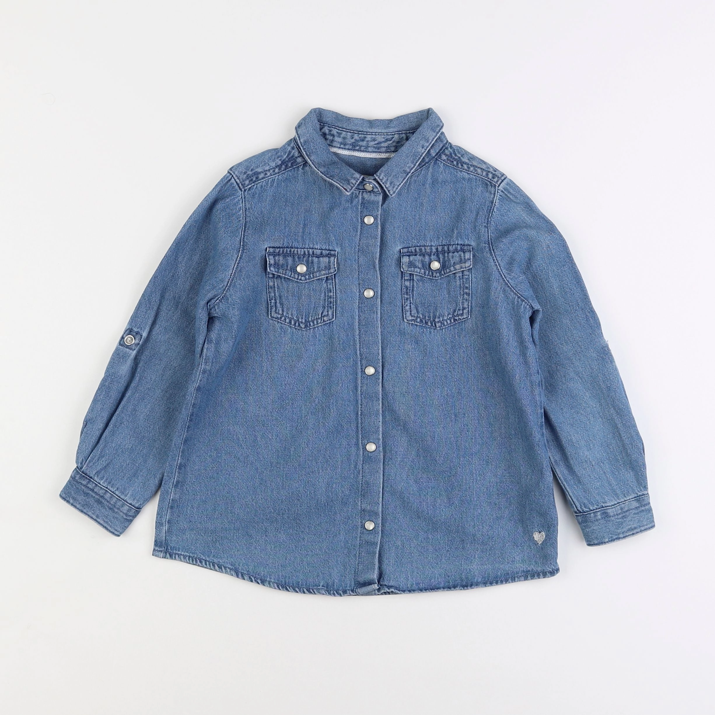 Vertbaudet - blouse bleu - 5 ans