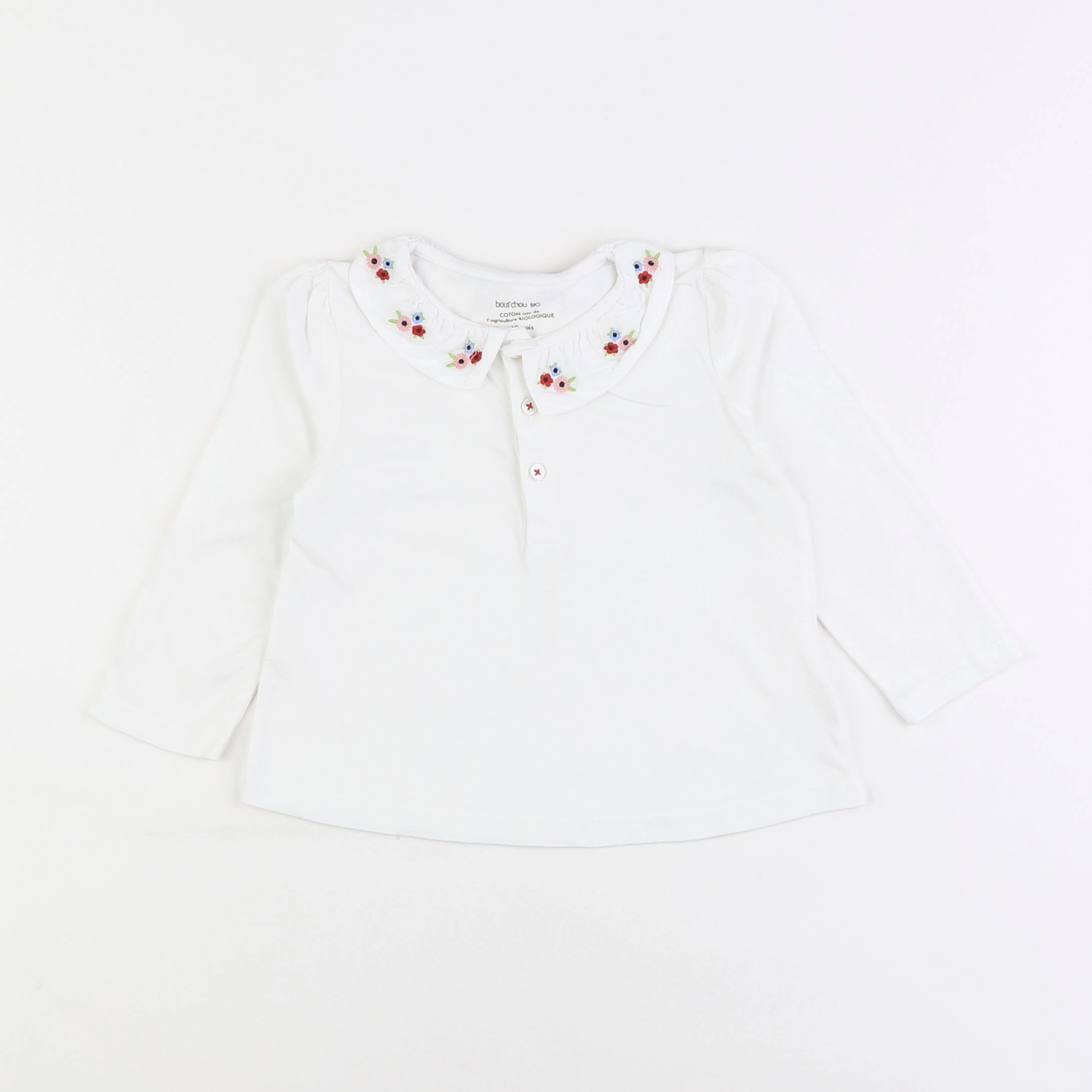 Boutchou - tee-shirt blanc - 18 mois