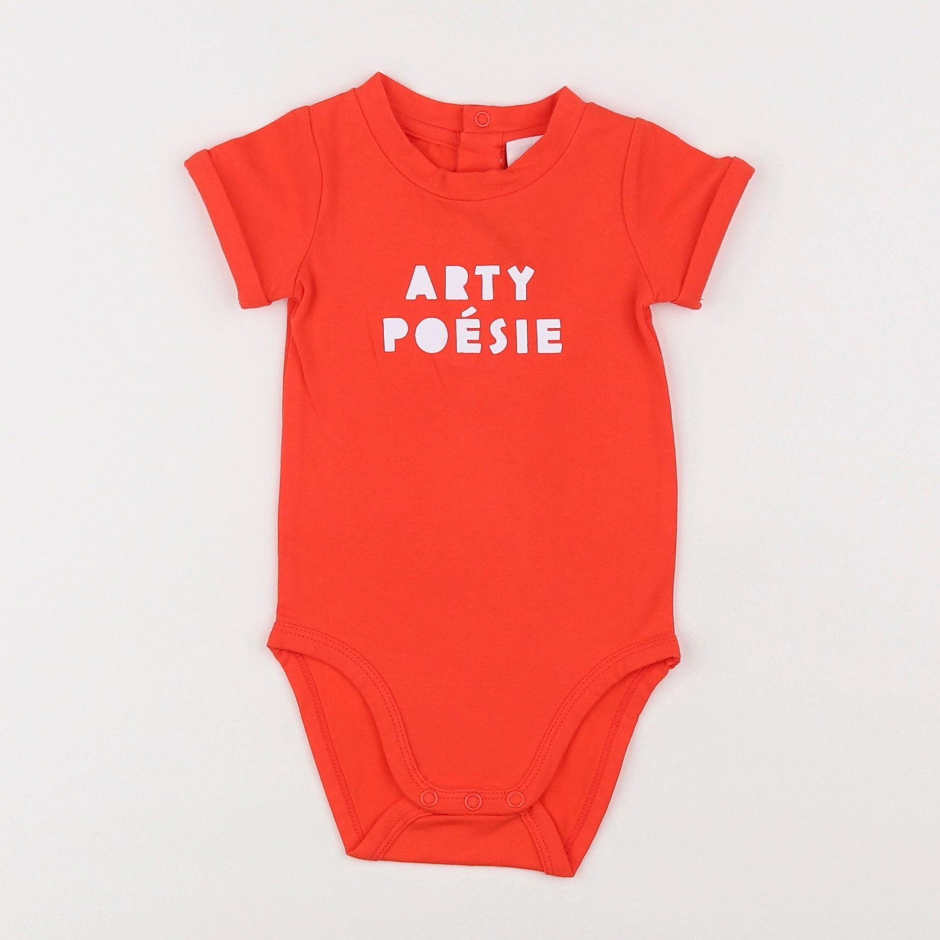 Jacadi - body orange - 6 mois