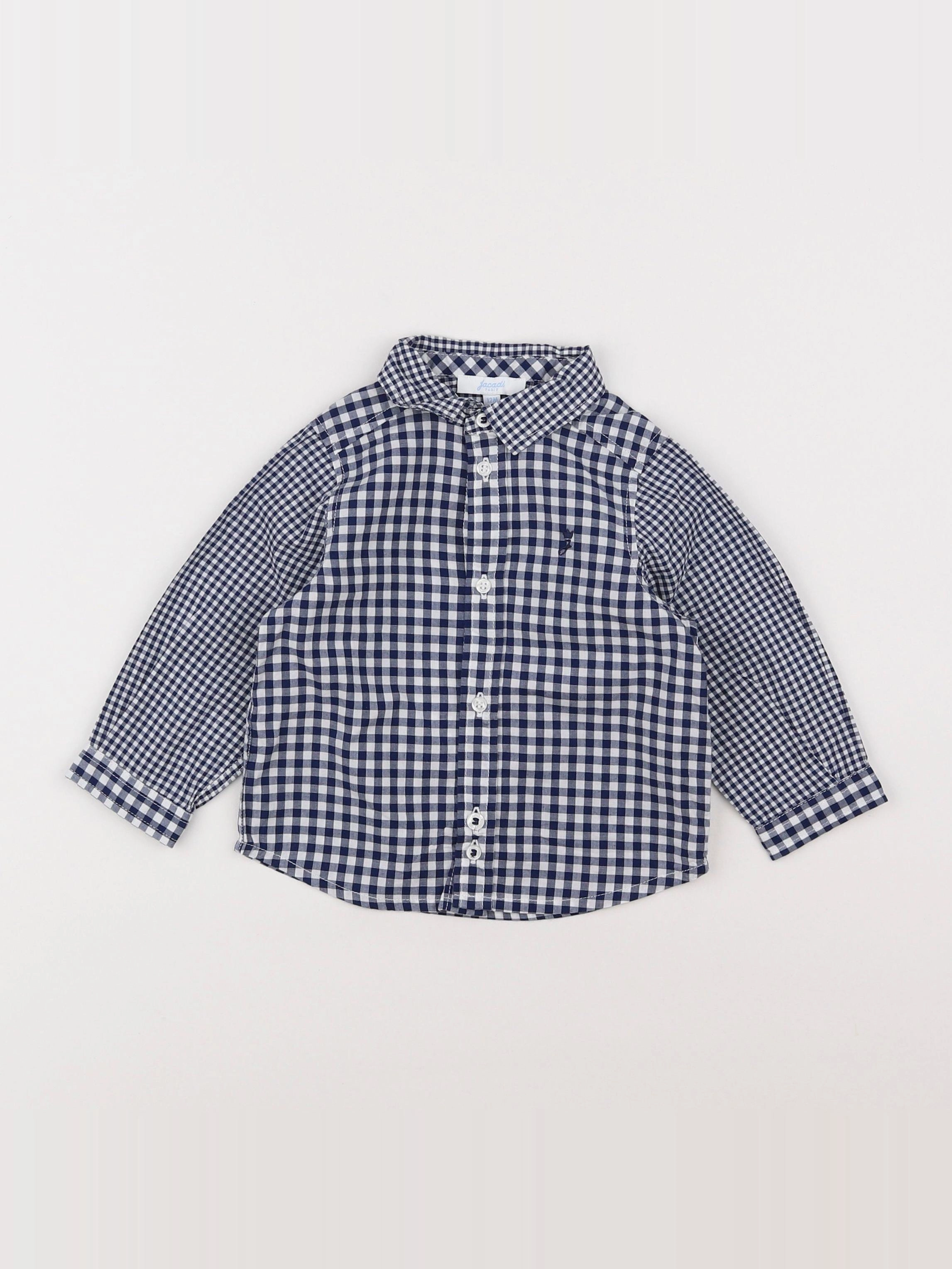 Jacadi - chemise bleu - 12 mois