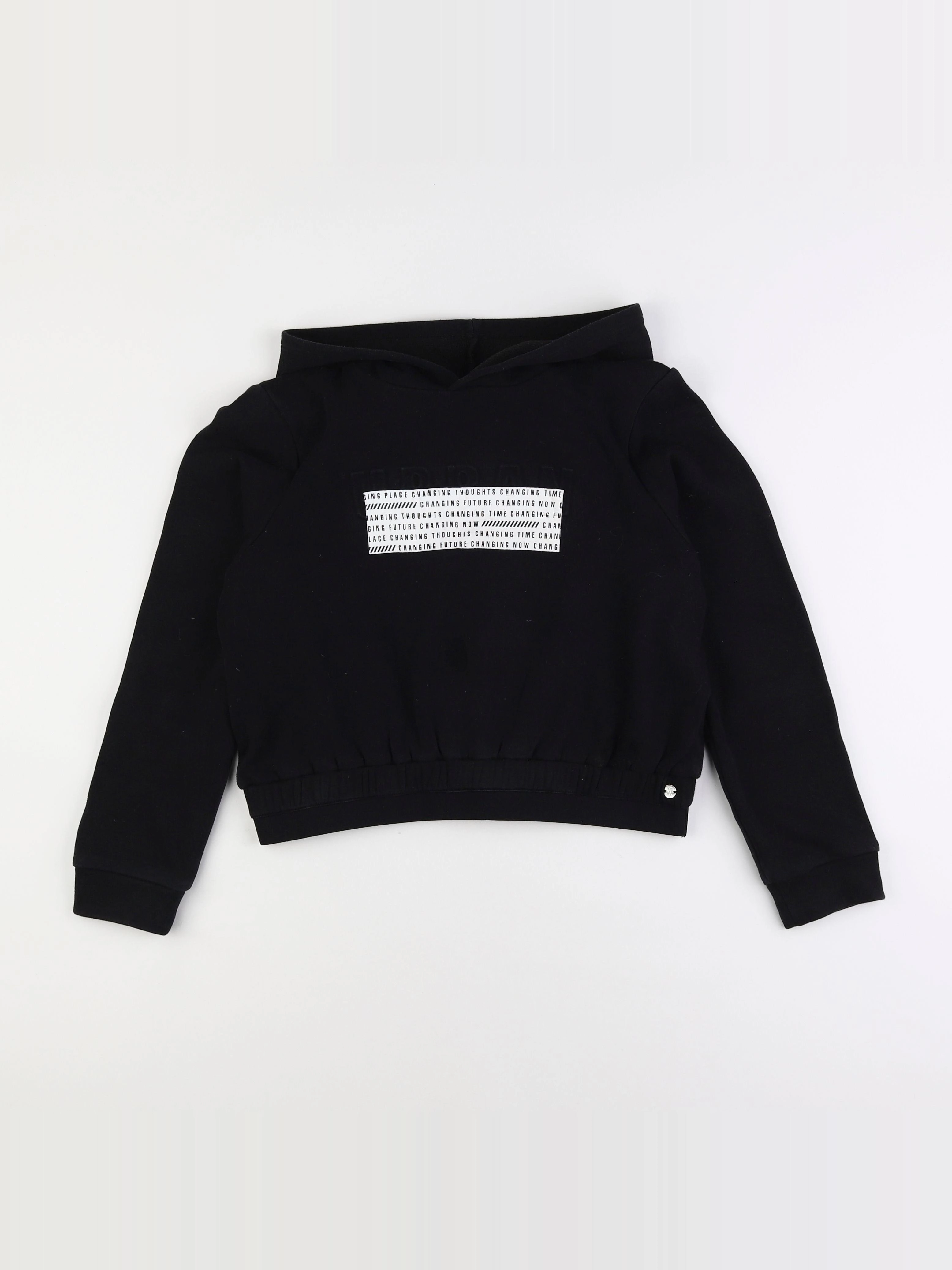 IKKS - sweat noir - 14 ans