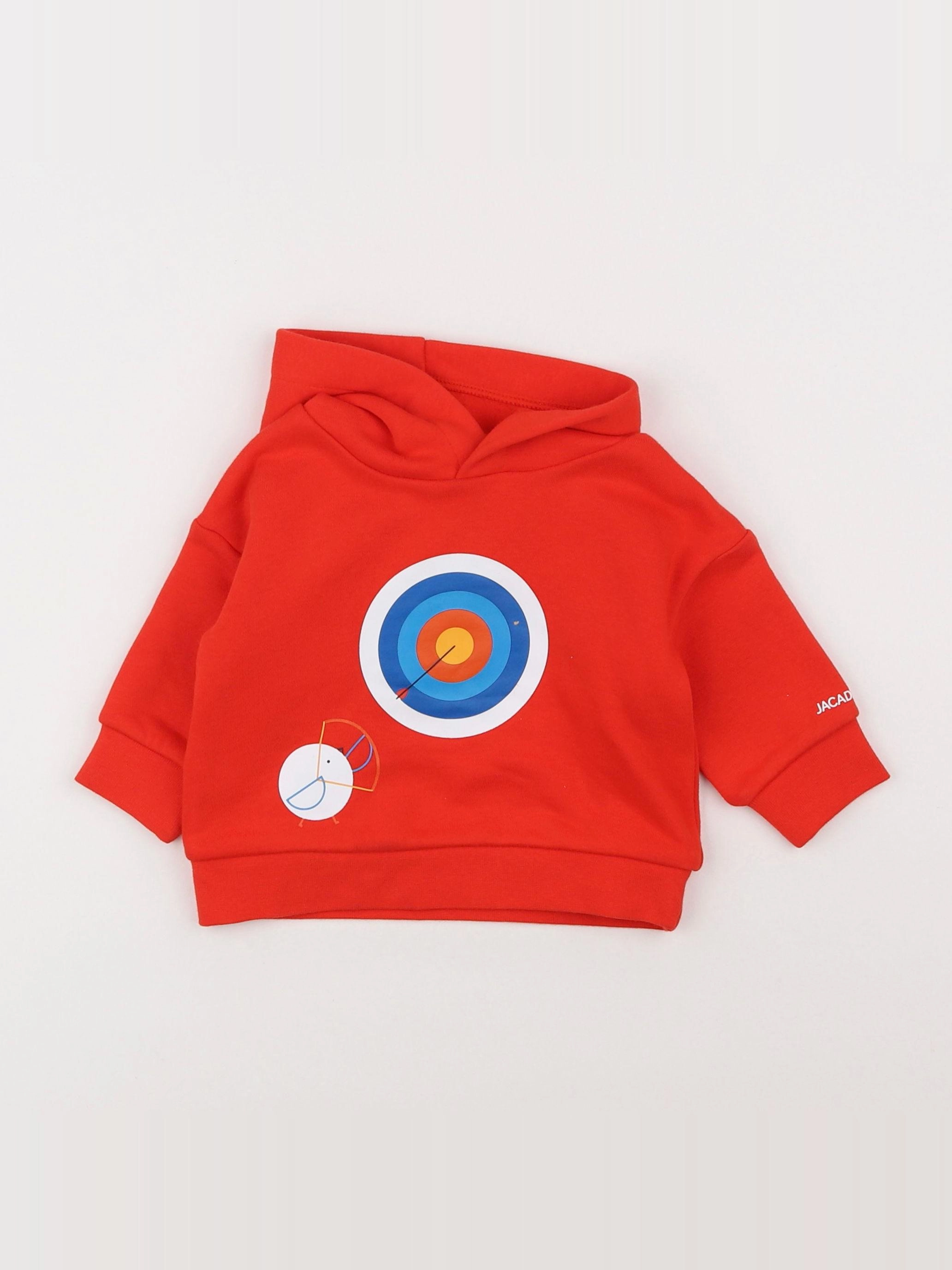 Jacadi - sweat rouge - 6 mois