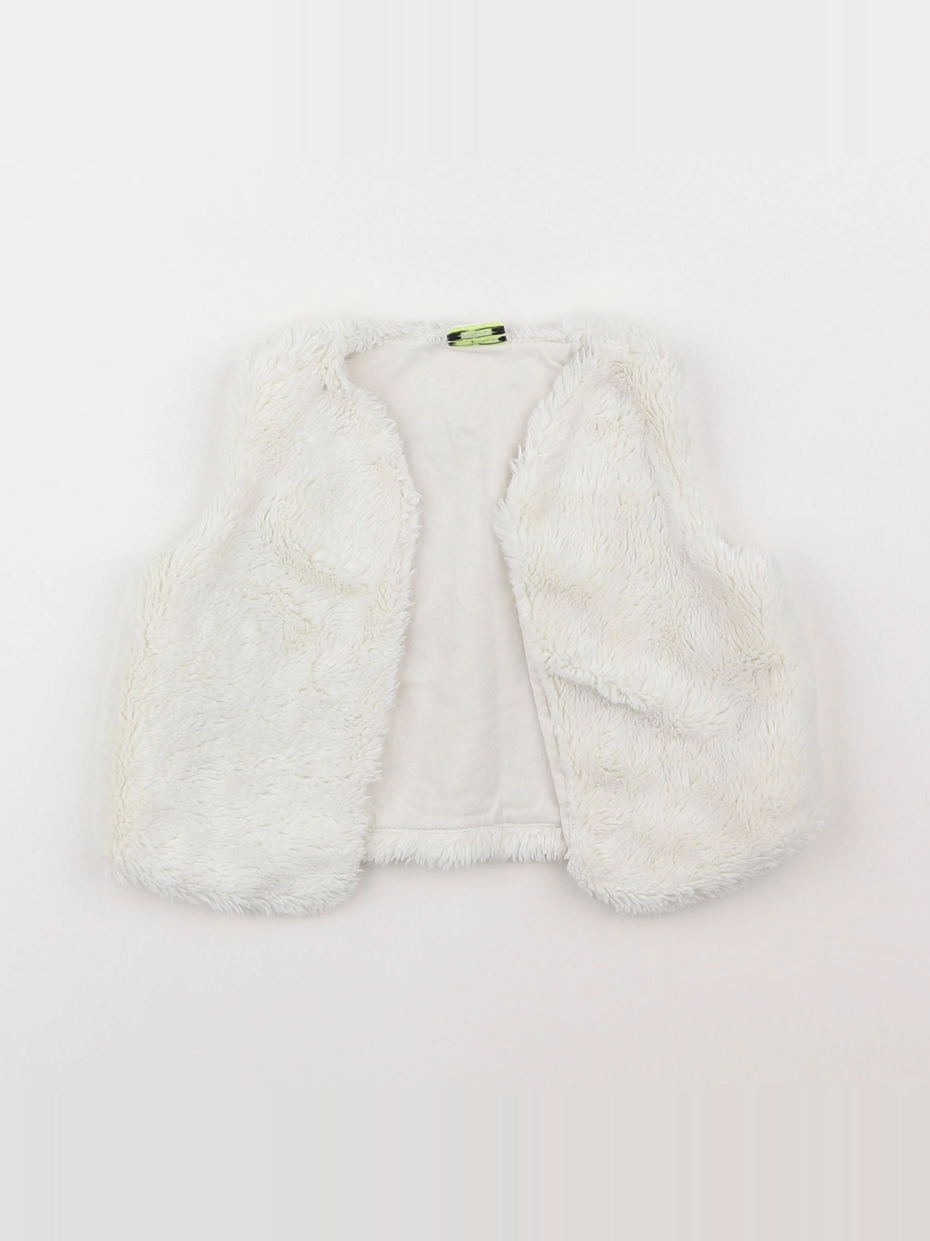 Tape à l'oeil - gilet blanc - 18 mois