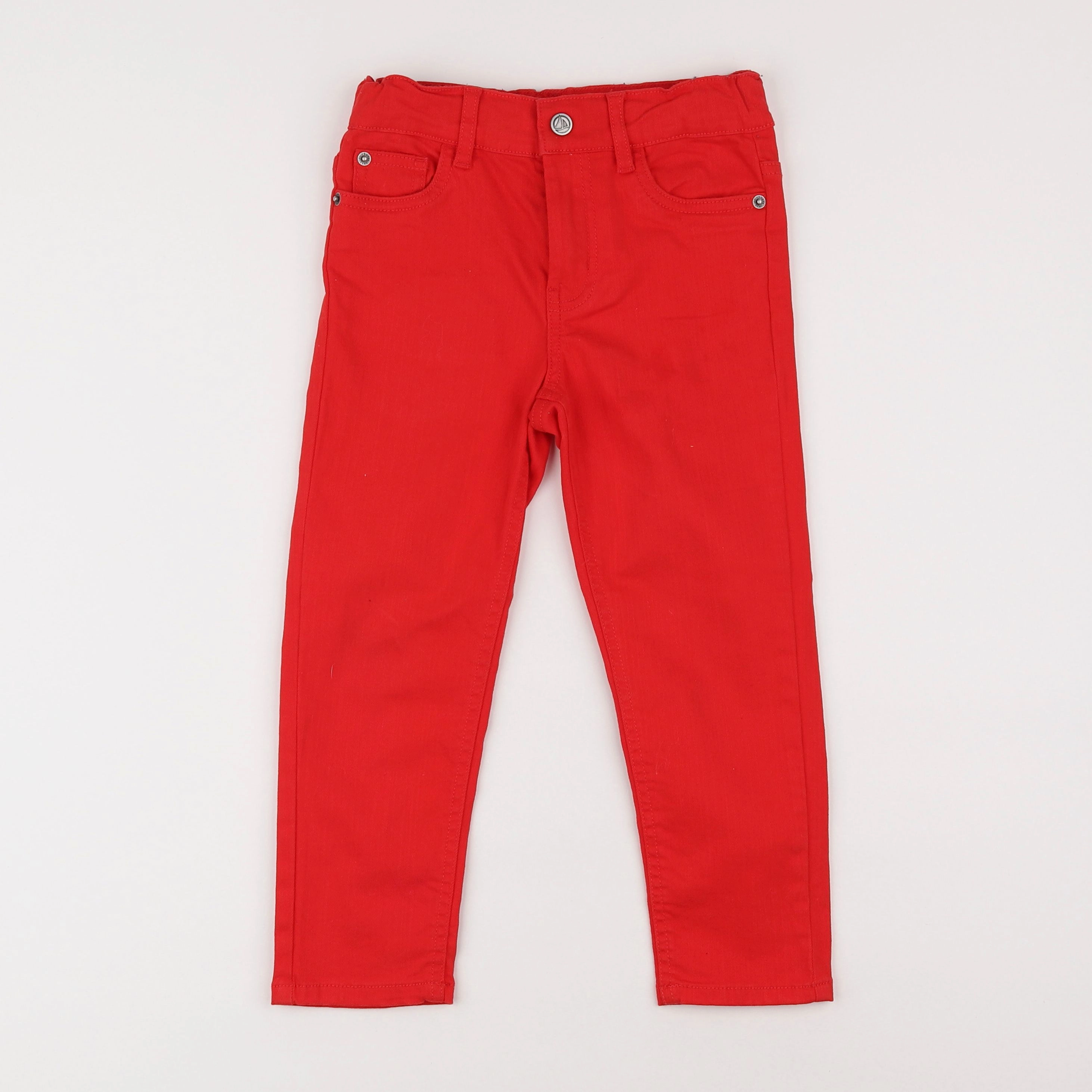 Petit Bateau - jean rouge - 5 ans