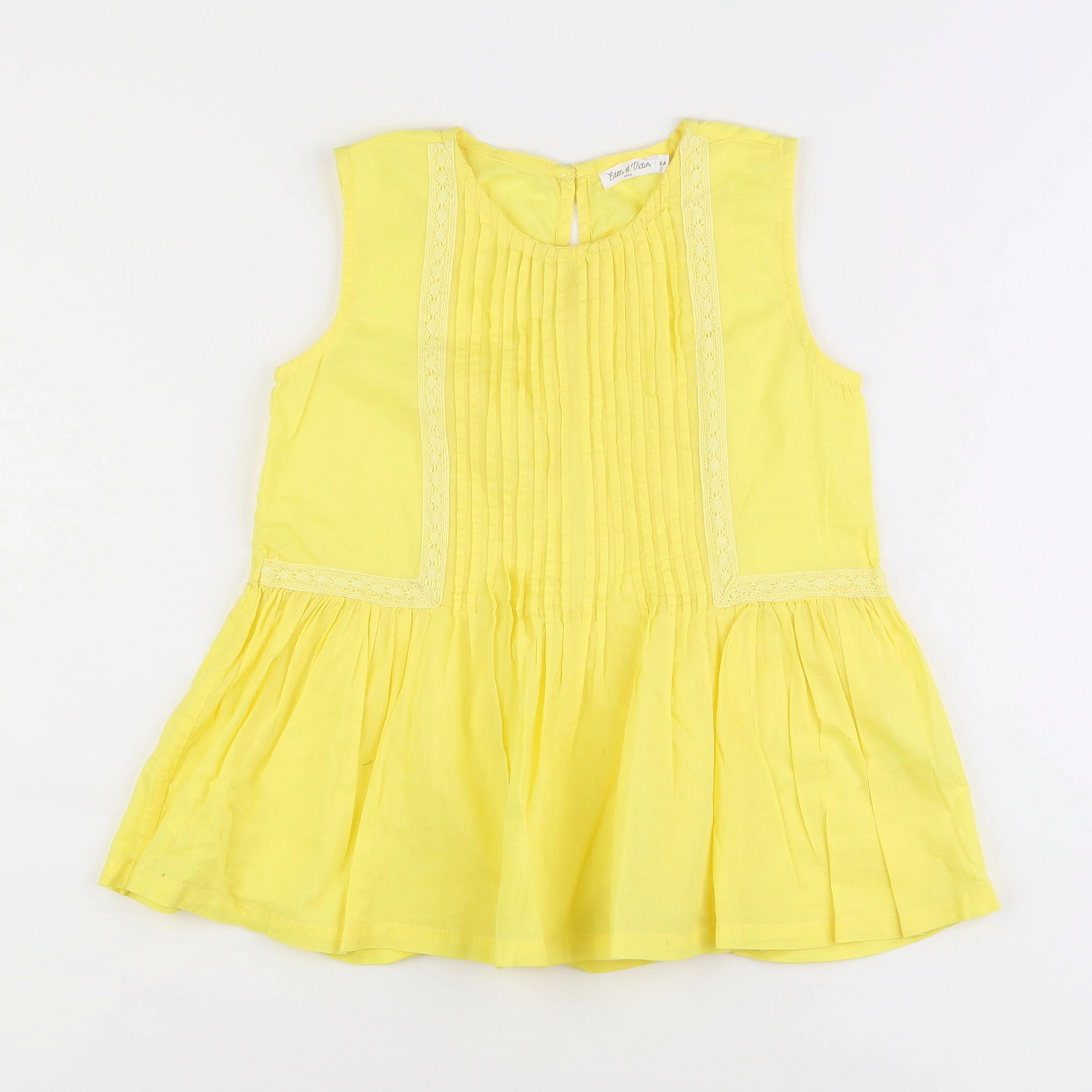 Eden & Victor - blouse jaune - 8 ans