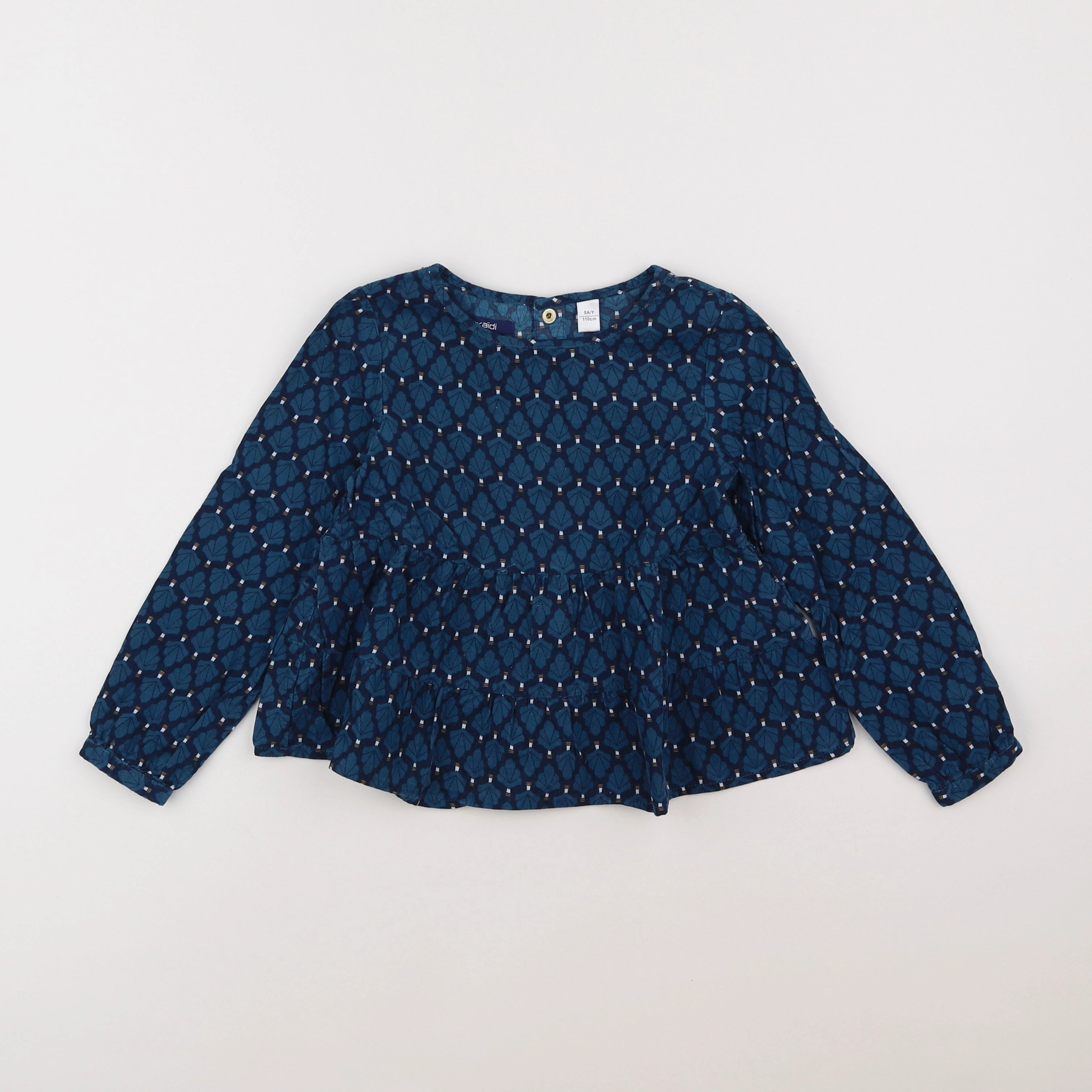 Okaidi - blouse bleu - 5 ans