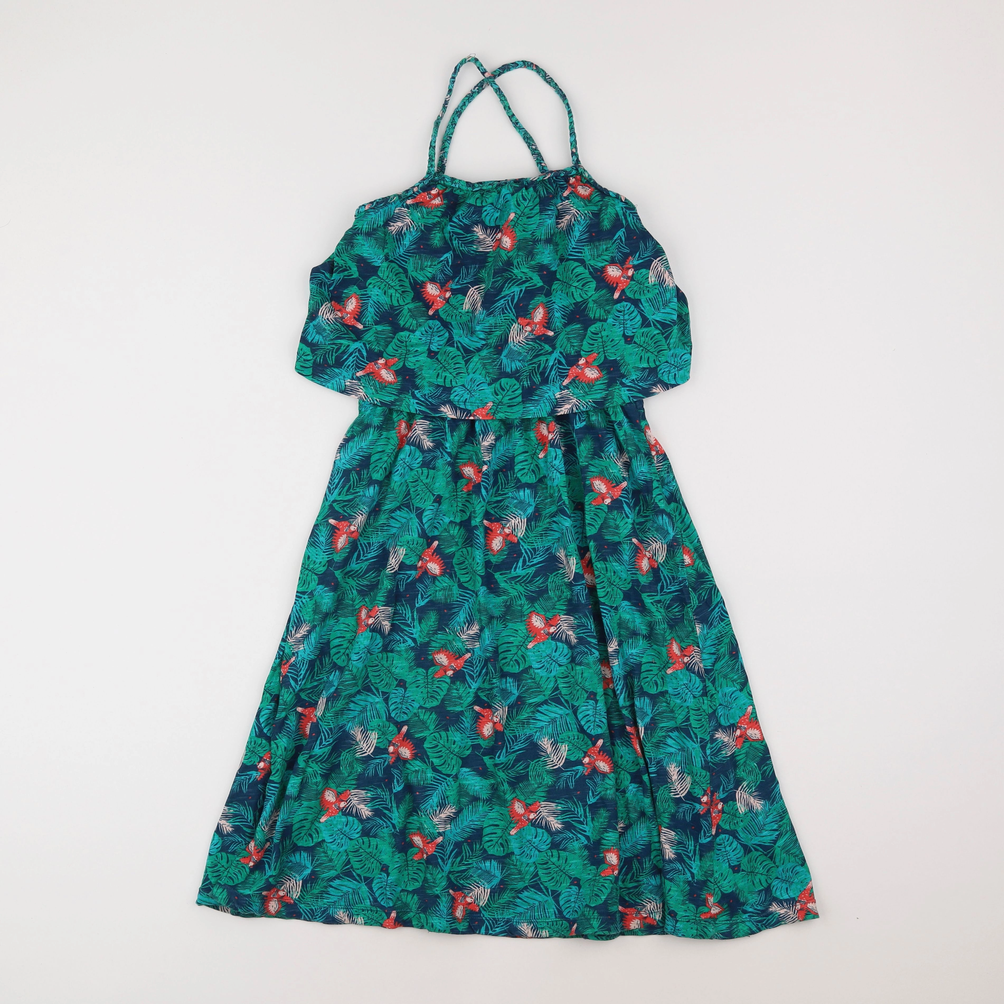 Vertbaudet - robe vert - 12/14 ans