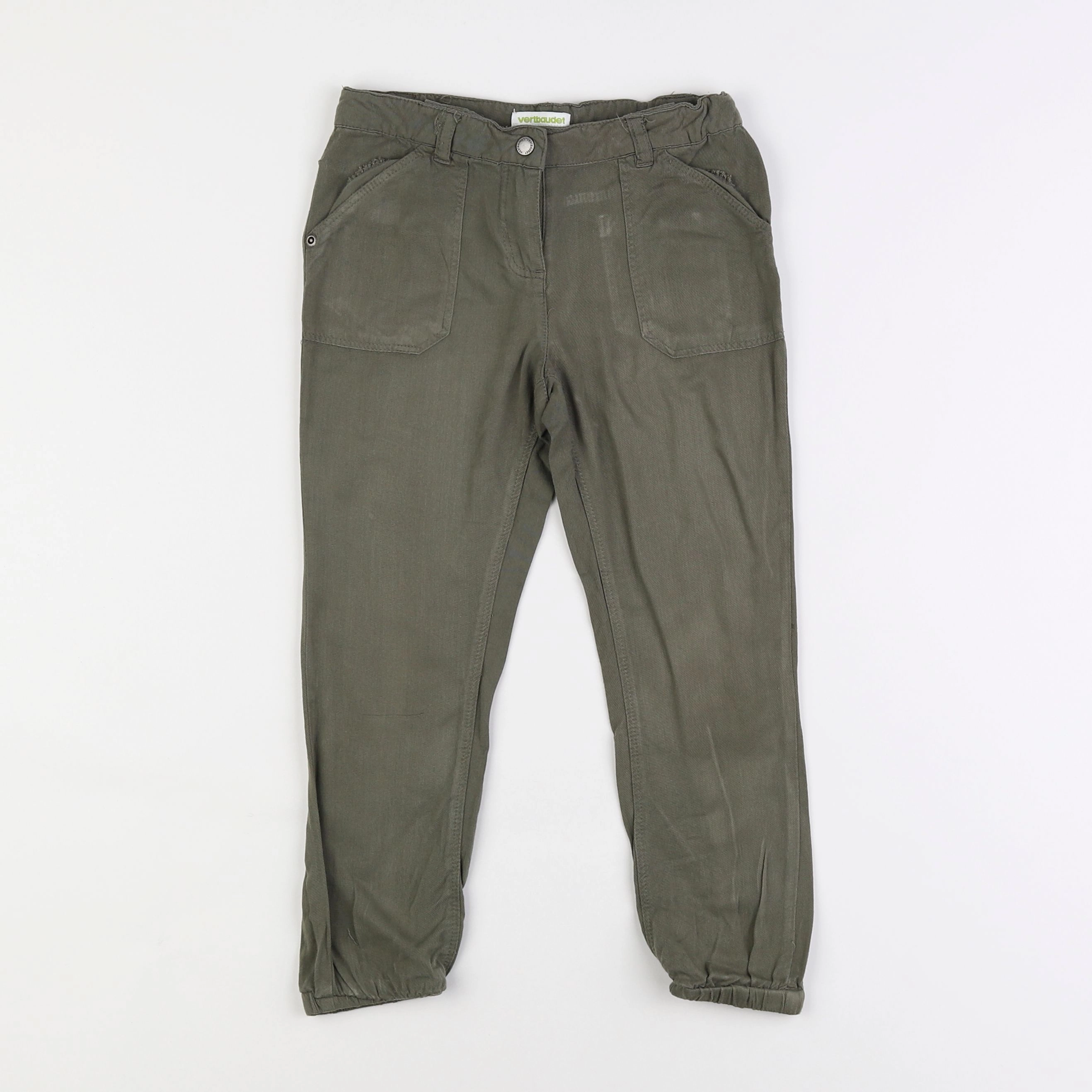 Vertbaudet - pantalon vert - 5 ans