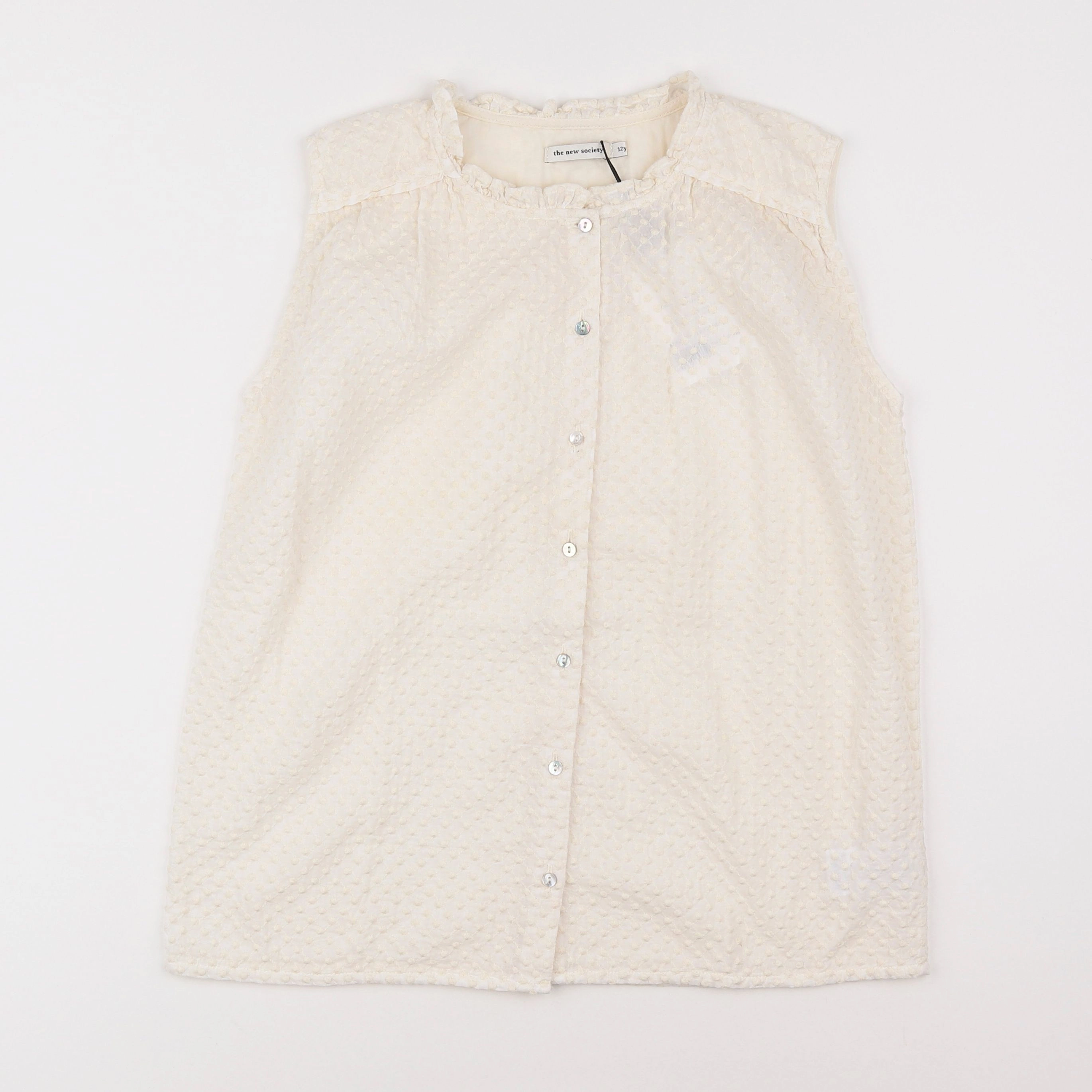 The new society - blouse beige - 12 ans