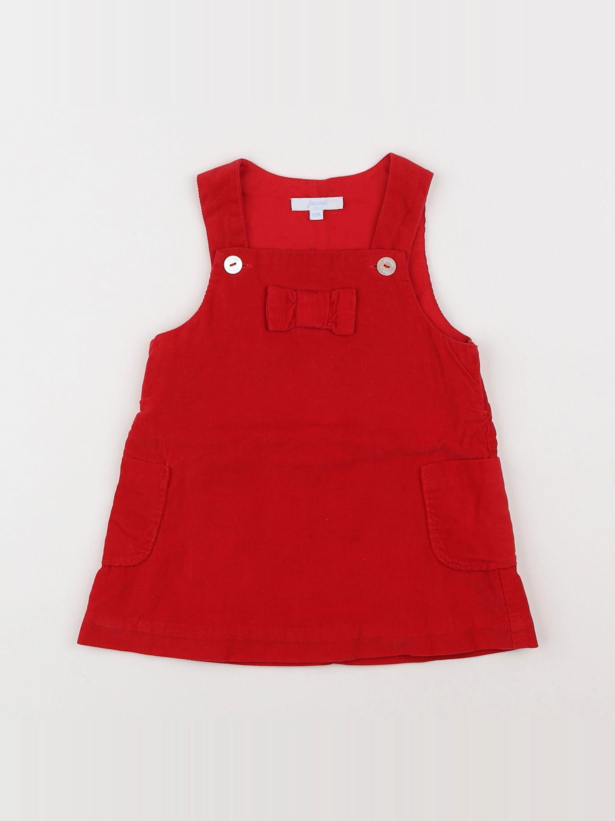 Jacadi - robe rouge - 12 mois