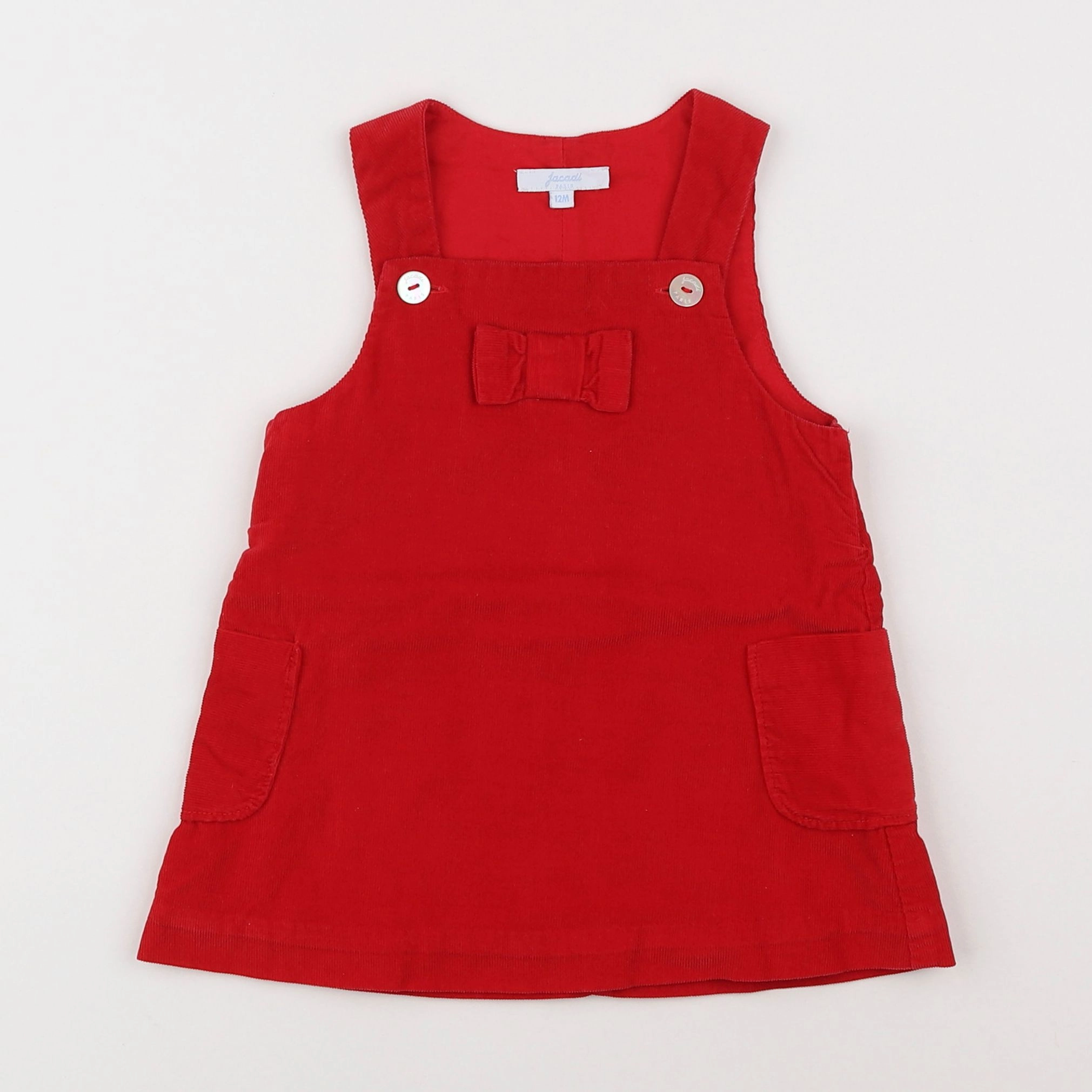 Jacadi - robe rouge - 12 mois