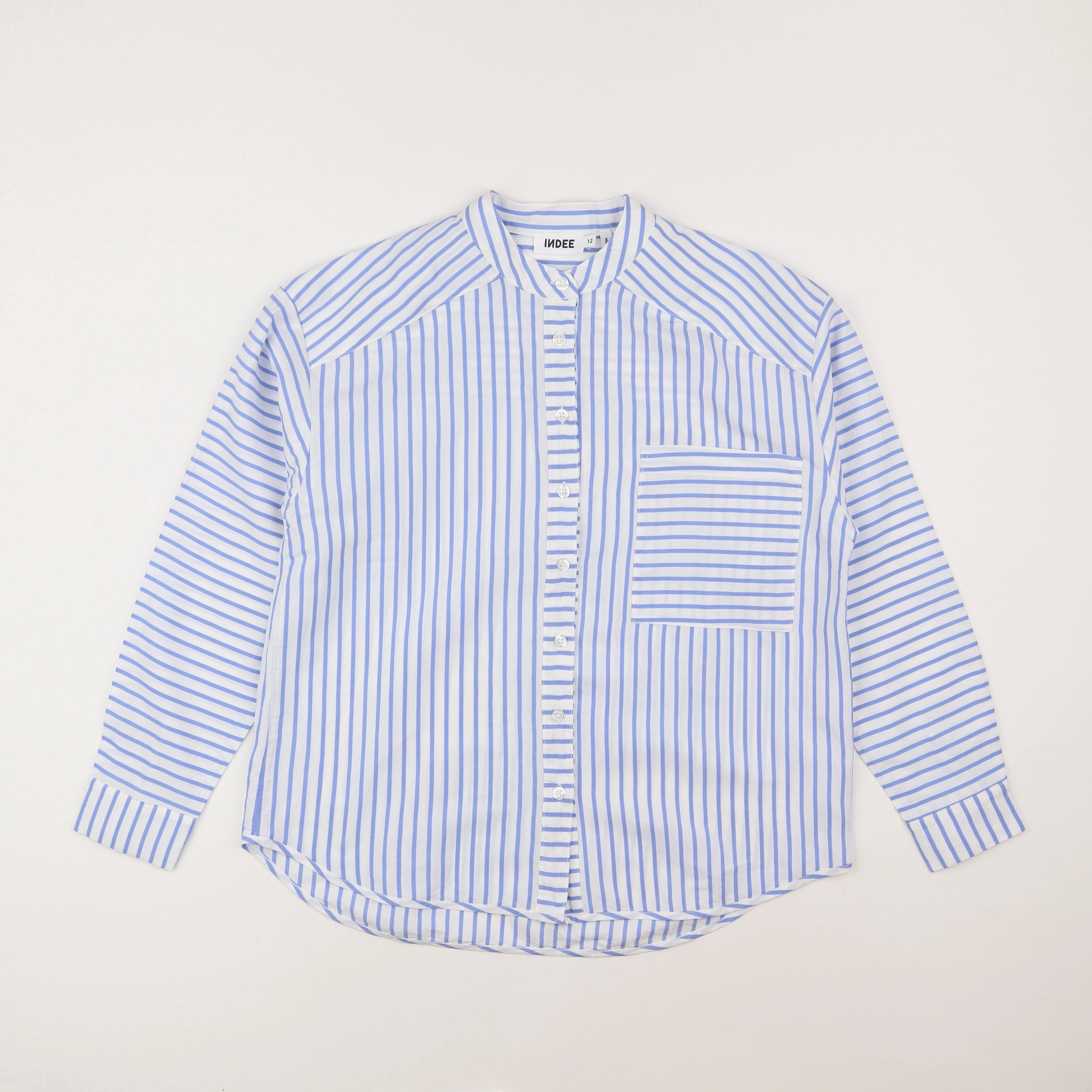 Indee - chemise blanc, bleu - 12 ans