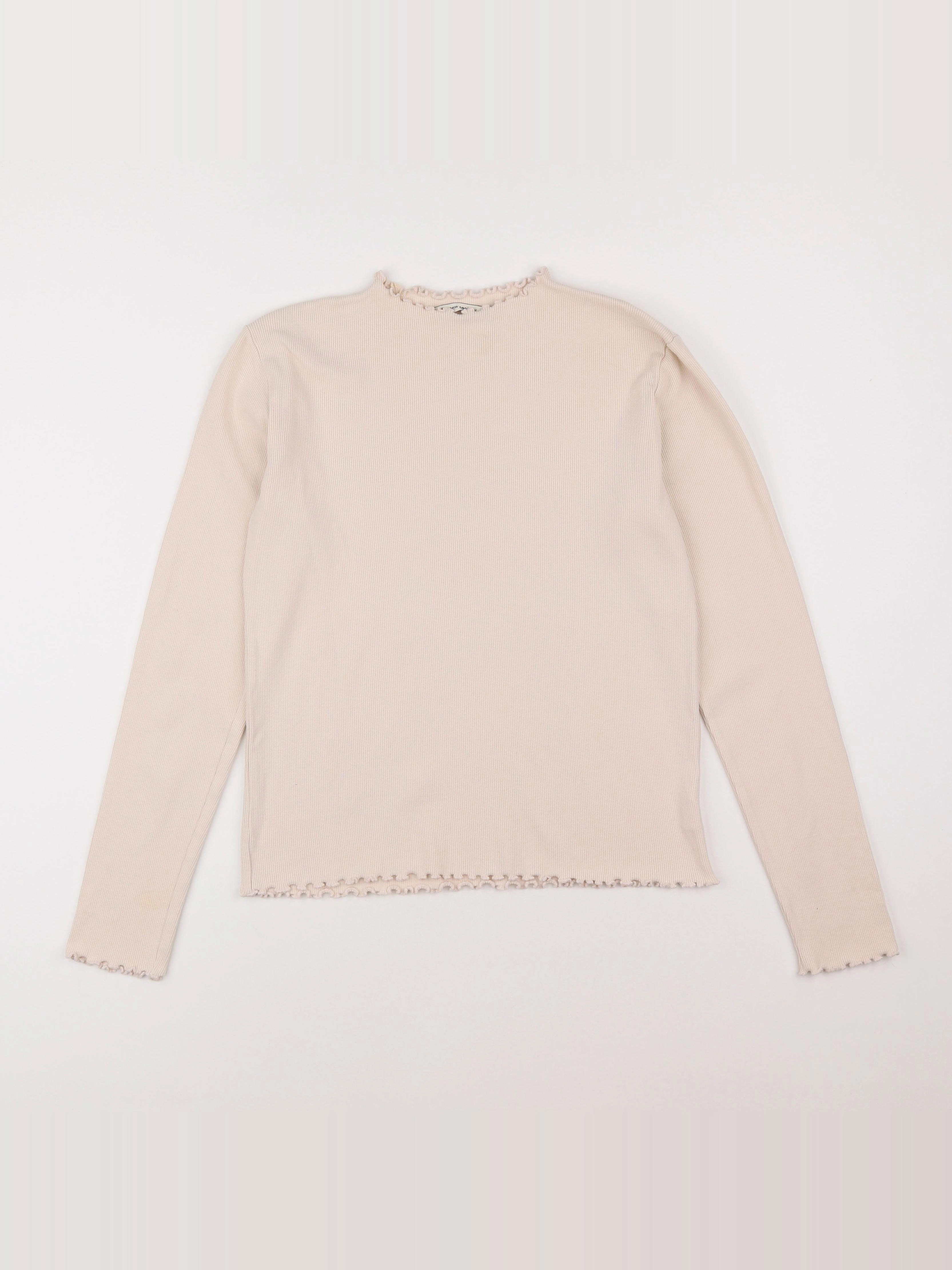 The new society - tee-shirt beige - 14 ans