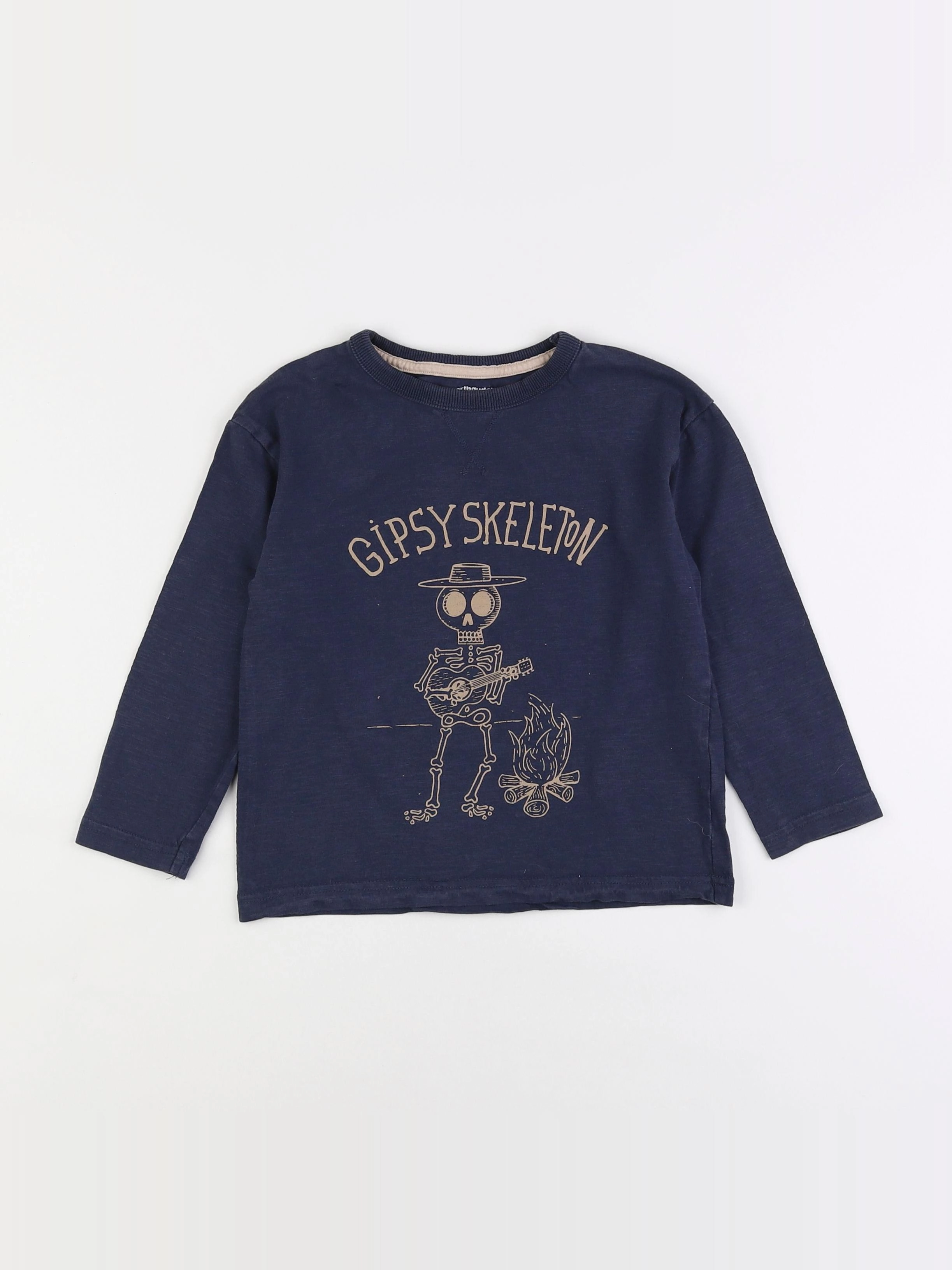 Vertbaudet - tee-shirt bleu - 6 ans
