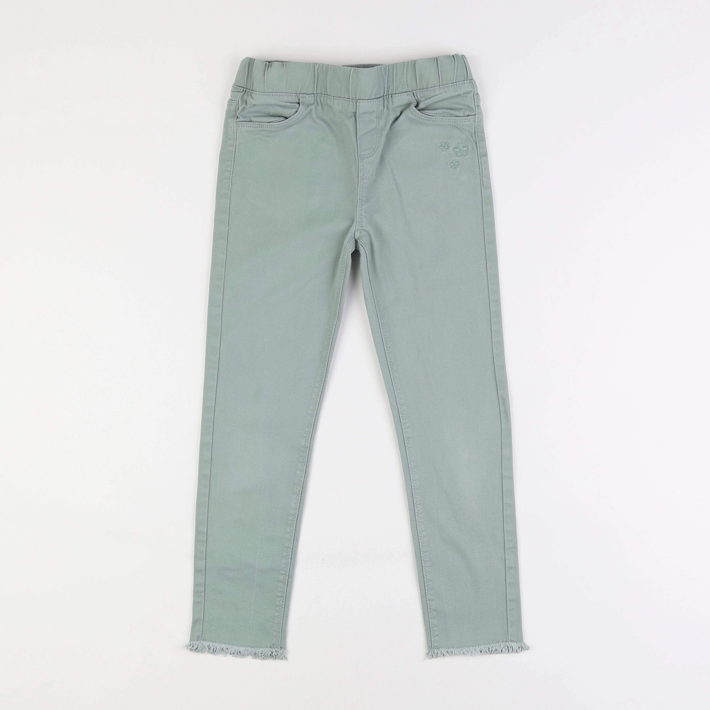 Vertbaudet - jegging vert - 8 ans