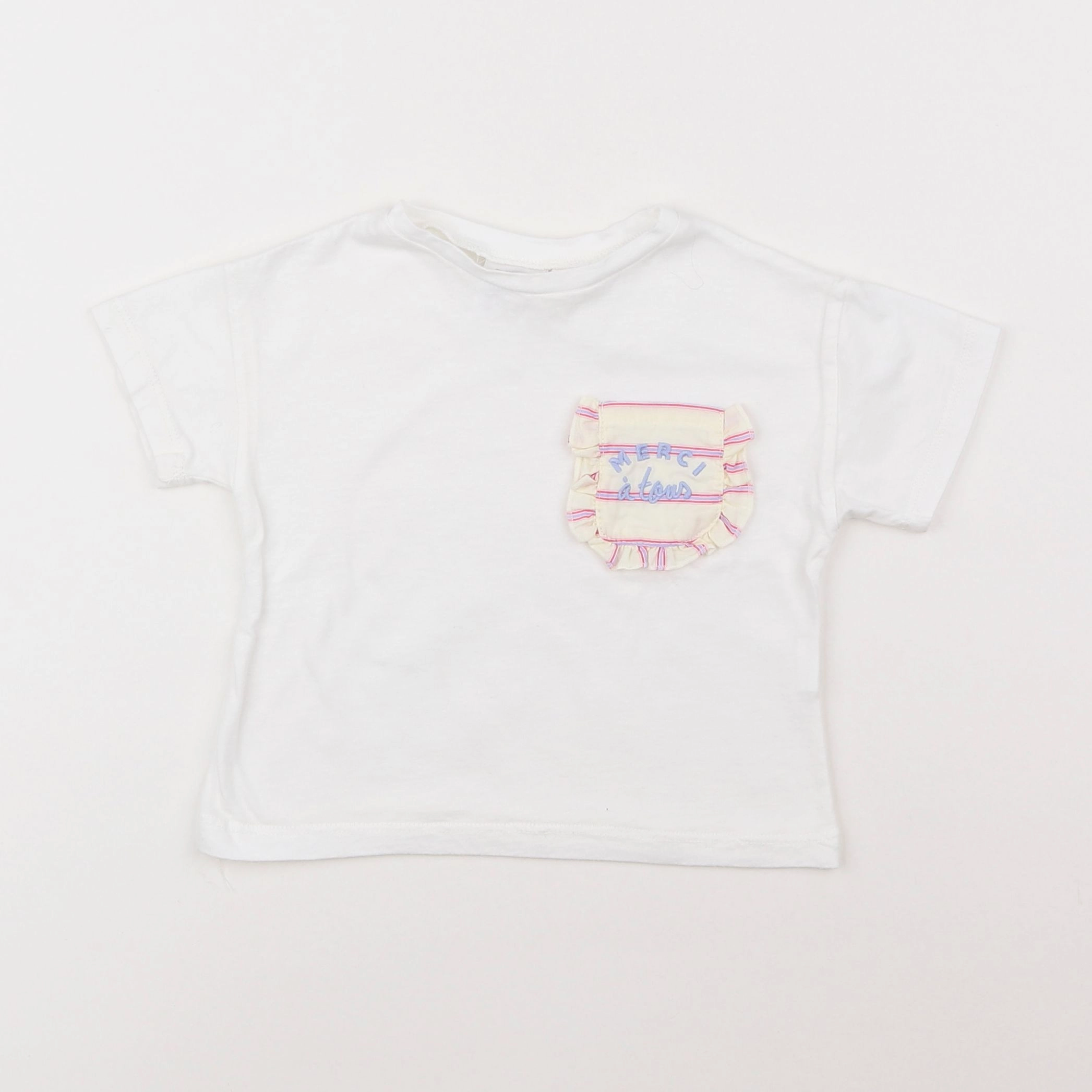 Zara - tee-shirt blanc - 18 mois à 2 ans