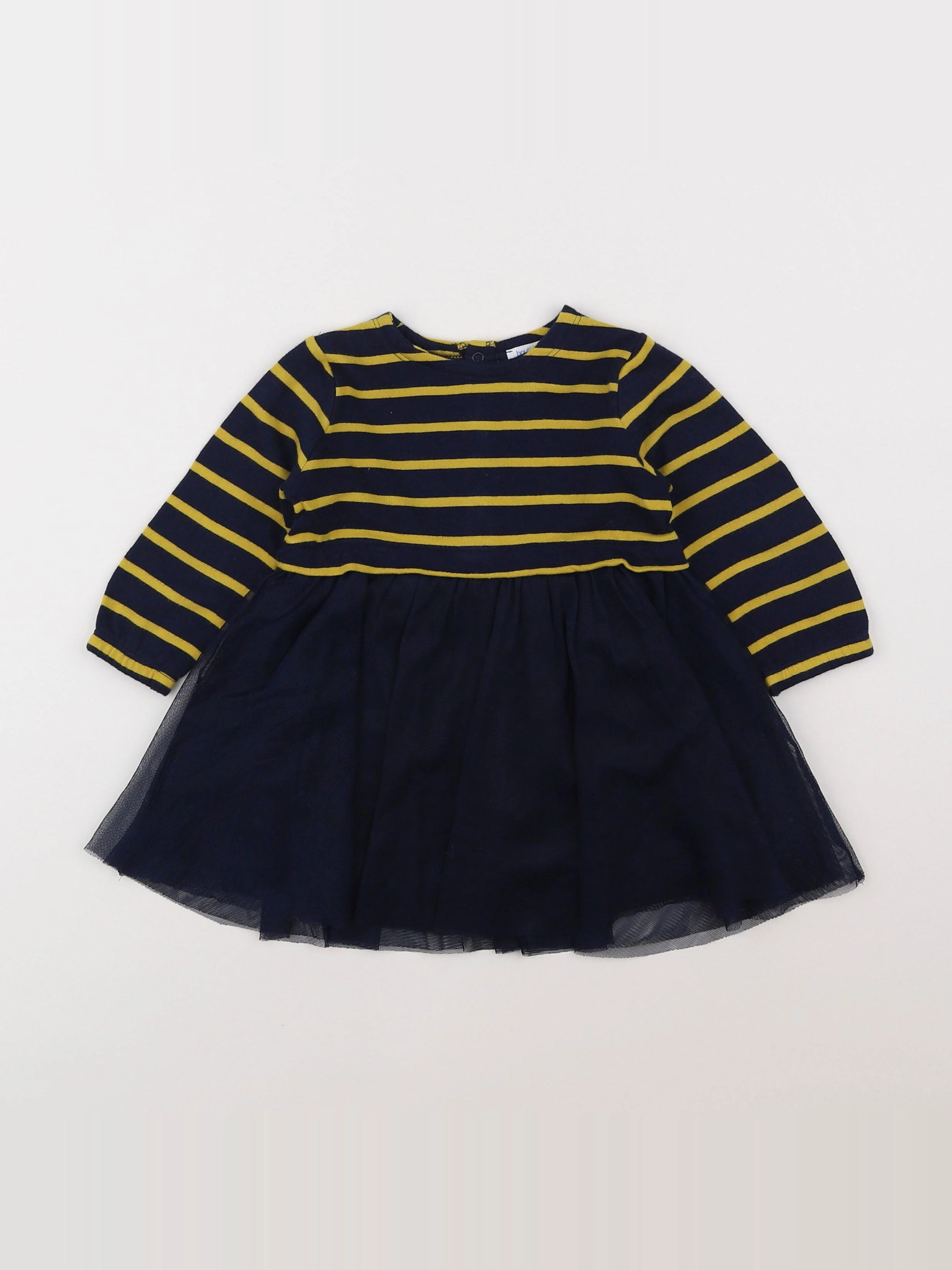 Boutchou - robe bleu - 6 mois
