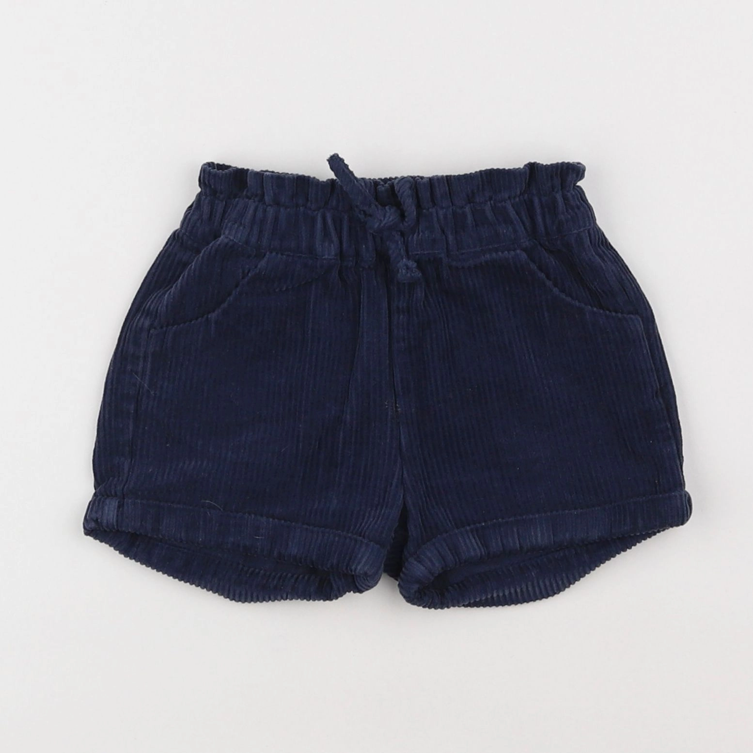 Vertbaudet - short bleu - 9 mois