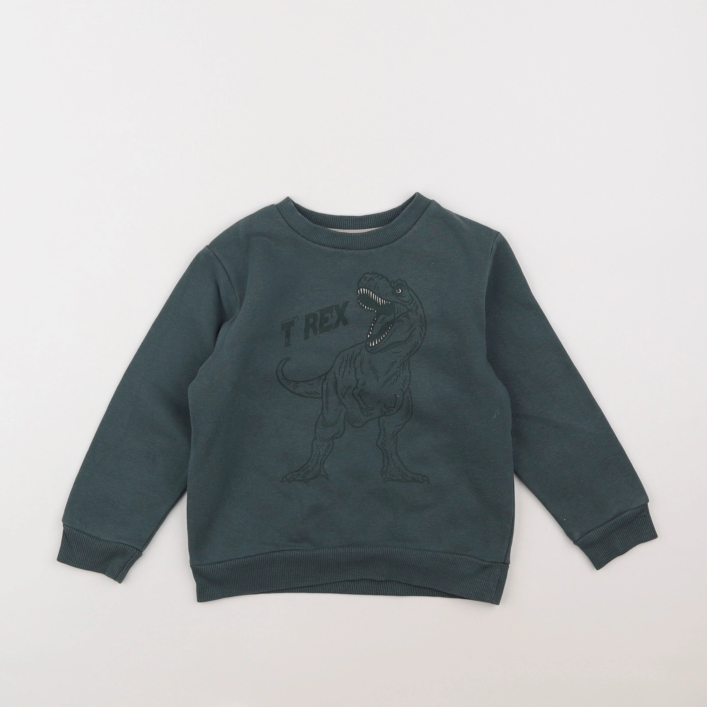 Vertbaudet - sweat vert - 4 ans