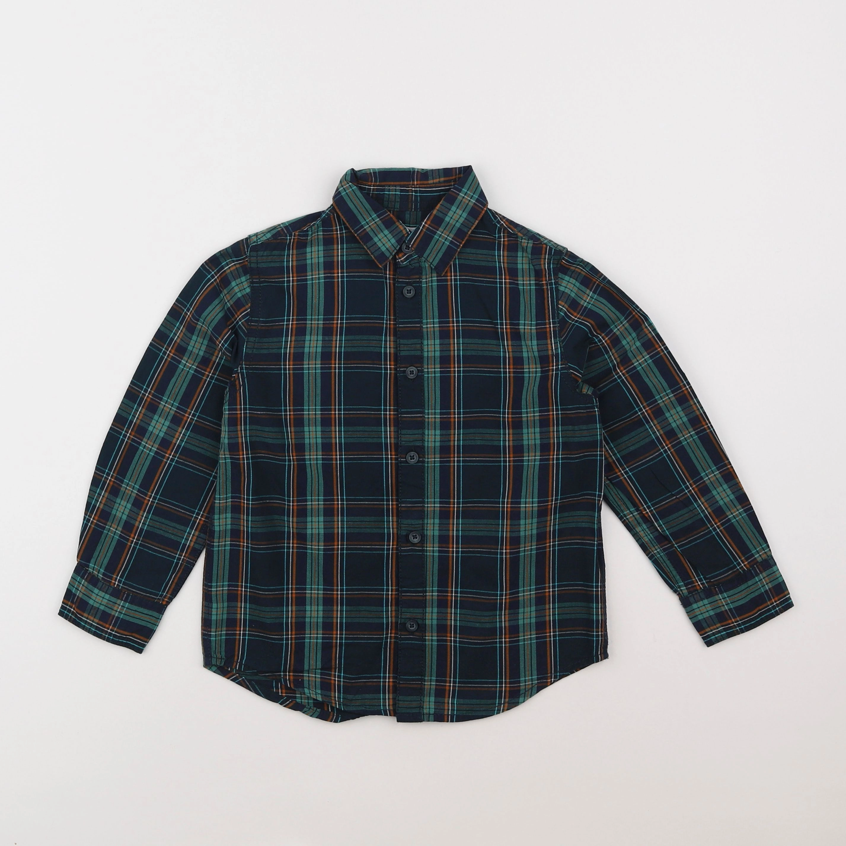 Vertbaudet - chemise vert - 5 ans