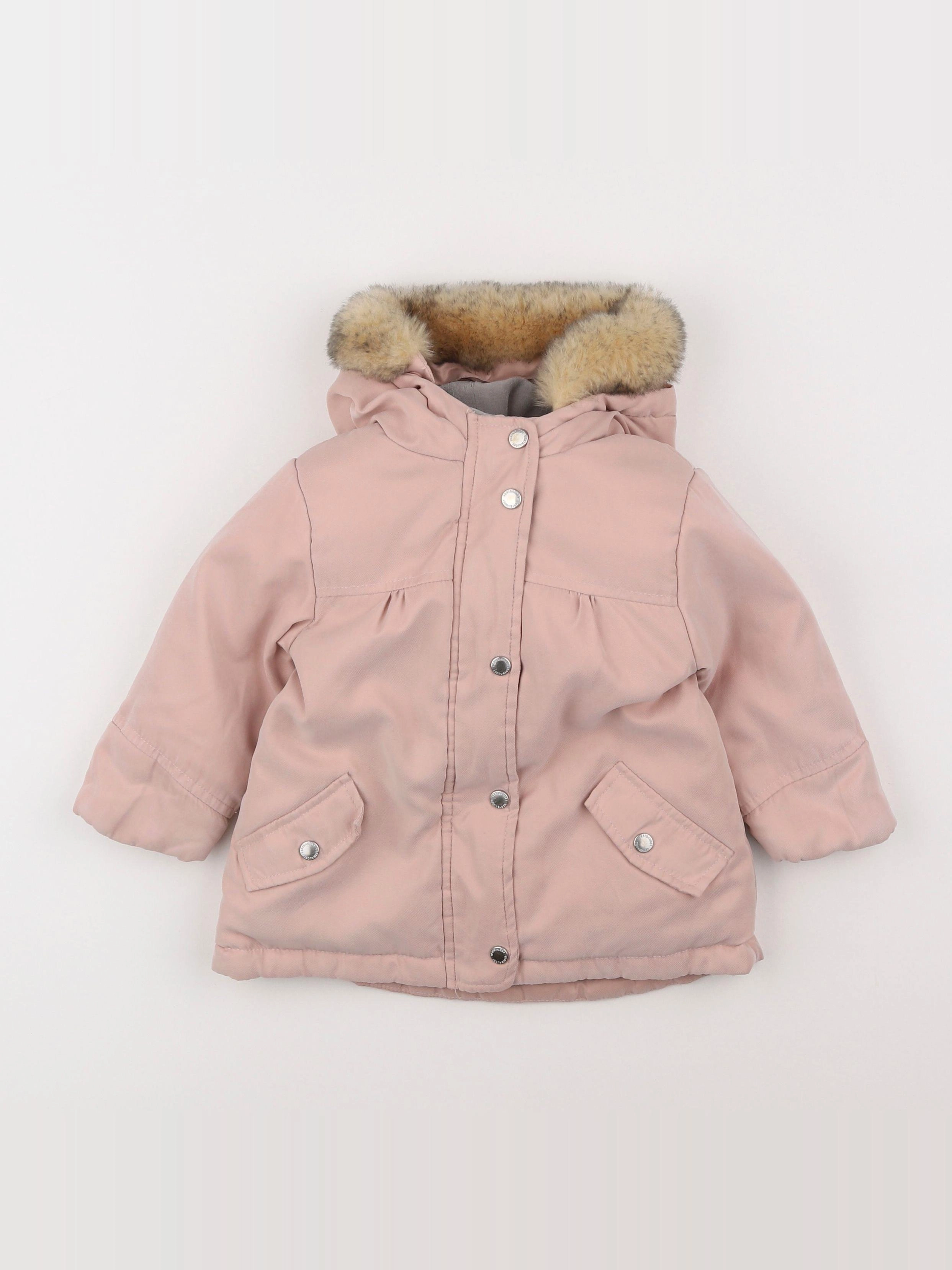 Vertbaudet - parka rose - 18 mois