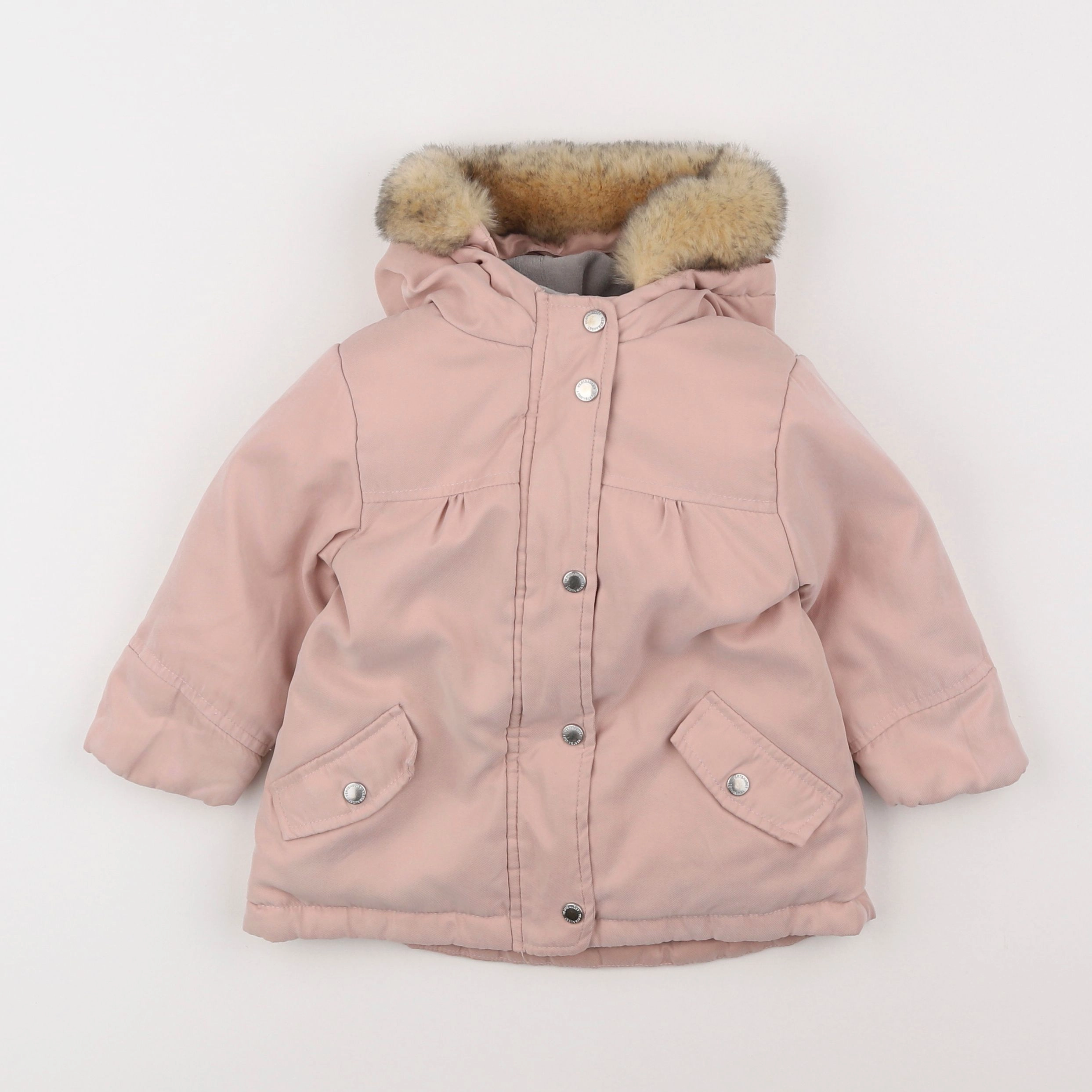 Vertbaudet - parka rose - 18 mois