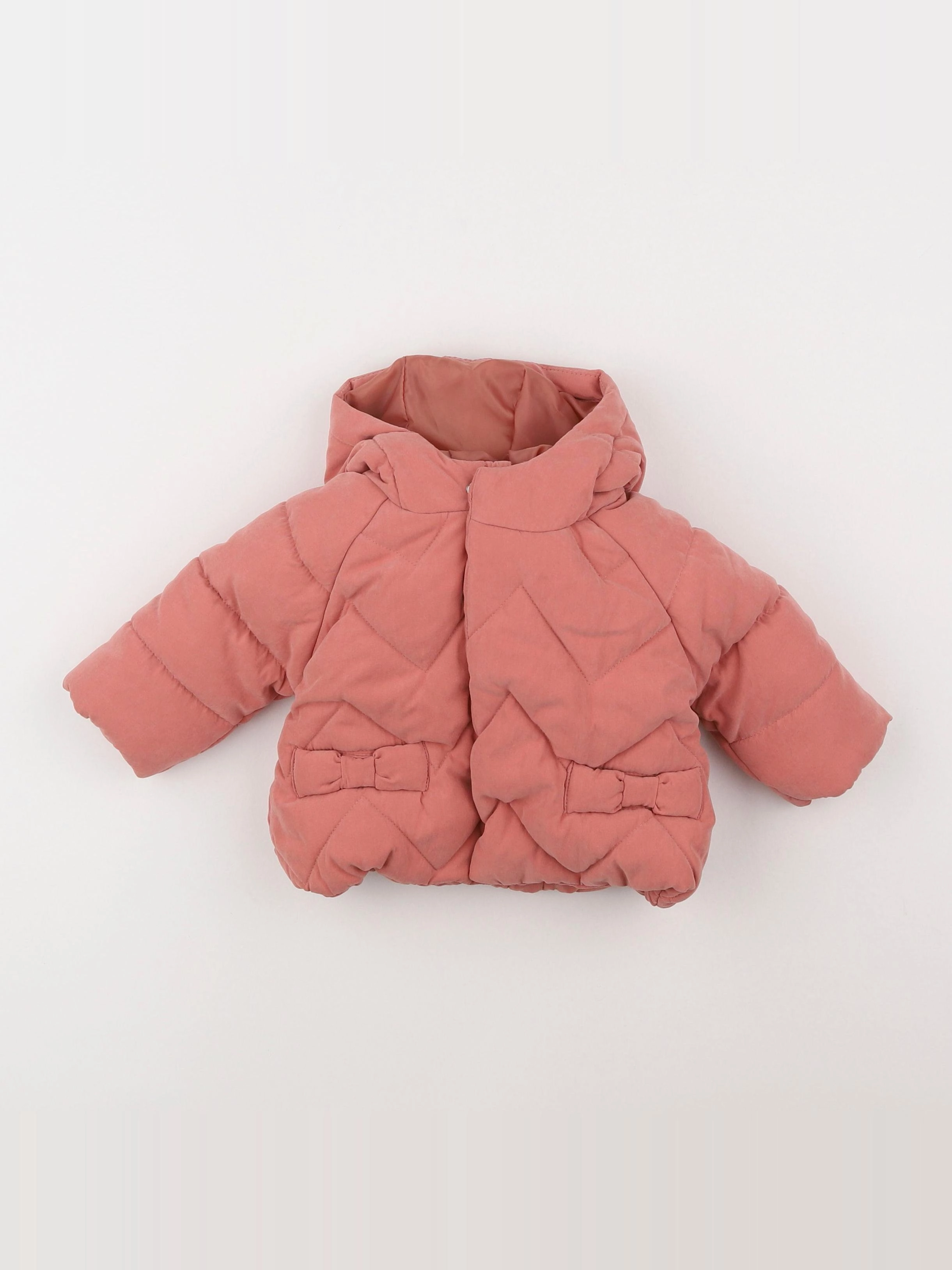 Vertbaudet - doudoune rose - 3 mois