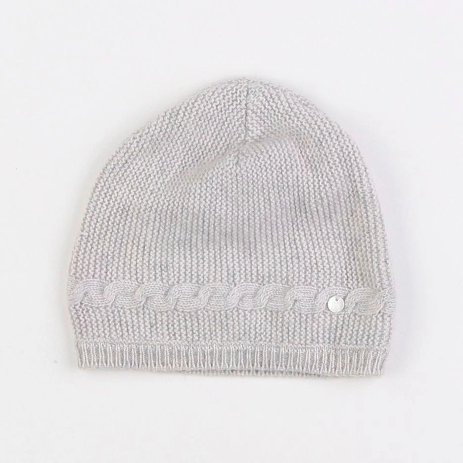 Tartine & Chocolat - bonnet de naissance gris - 6 mois