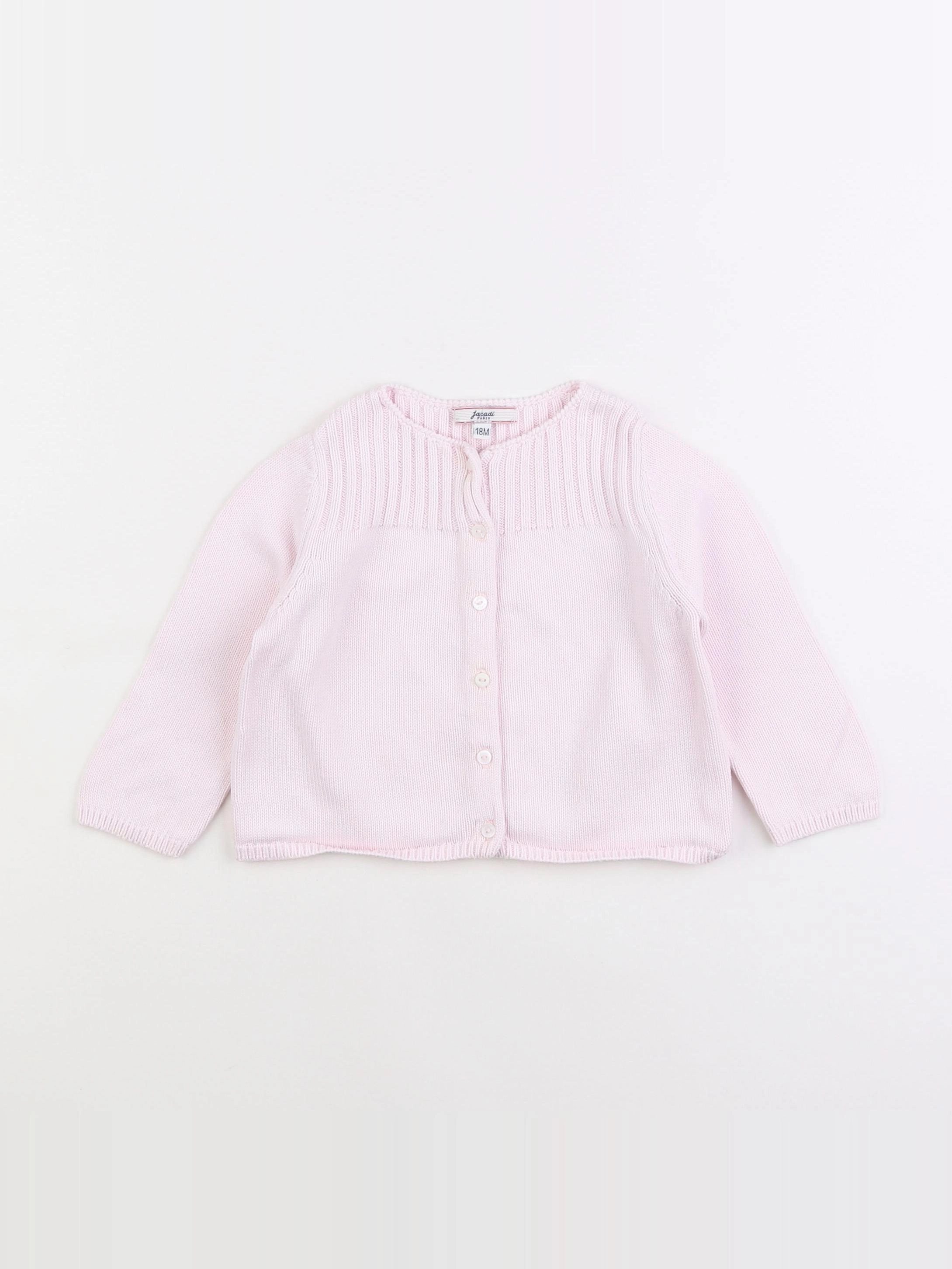 Jacadi - gilet rose - 18 mois