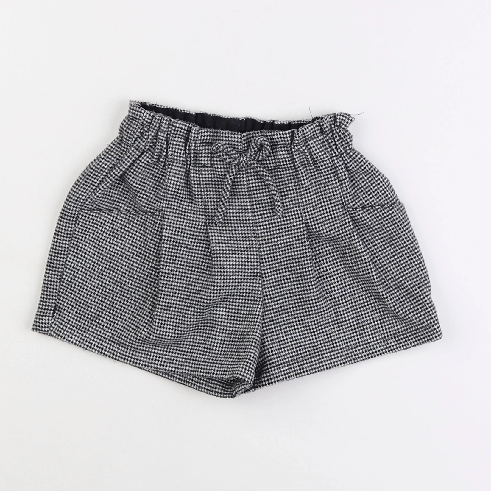 Zara - short blanc, noir - 2/3 ans