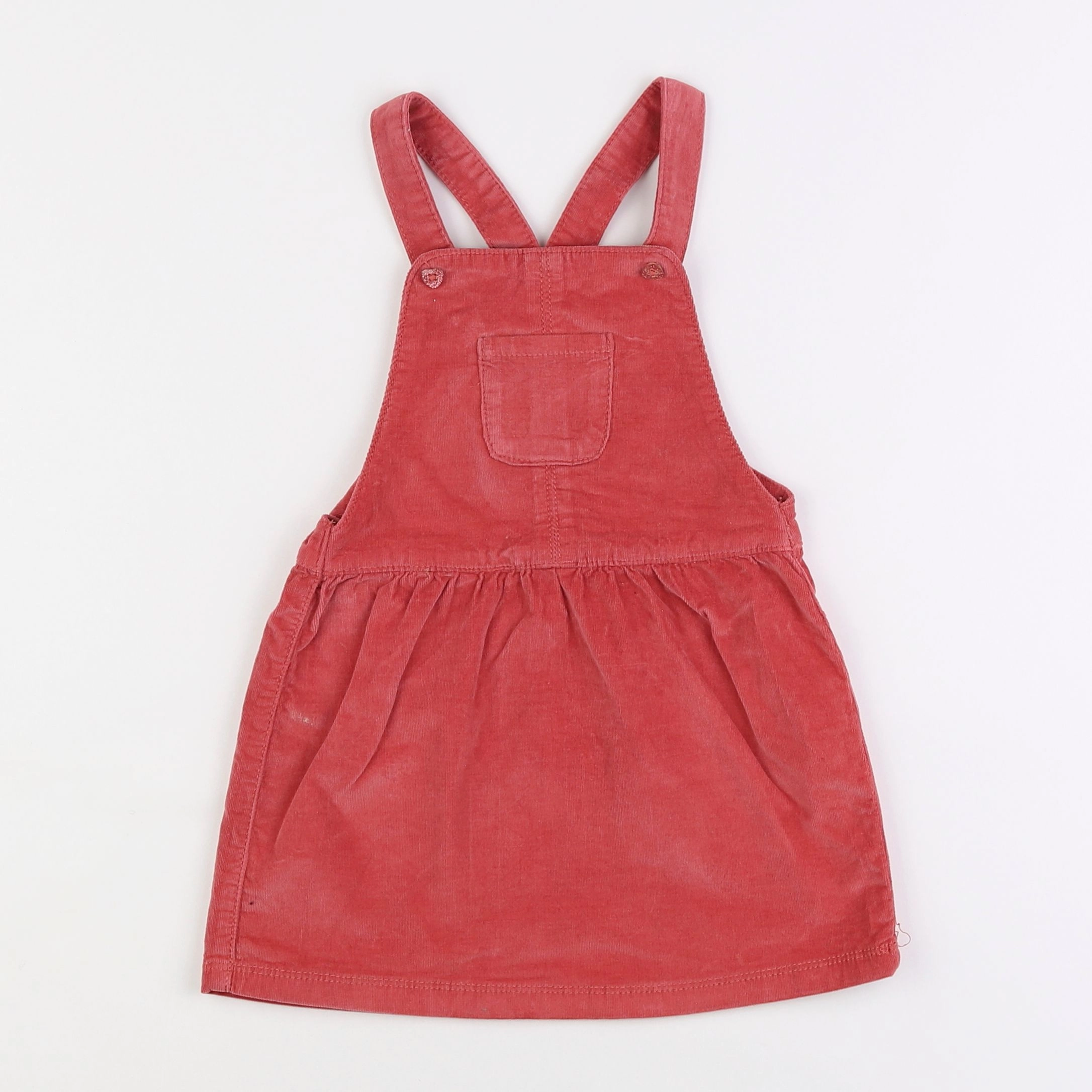 Tape à l'oeil - robe rose, rouge - 2 ans