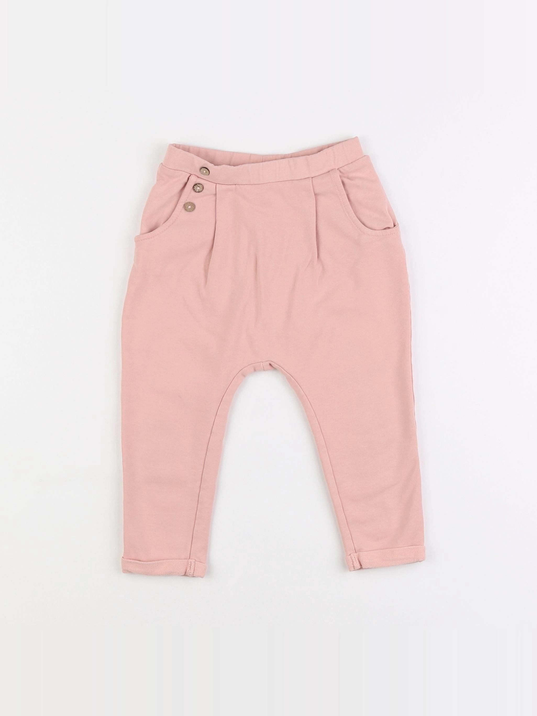 Zara - jogging rose - 18 mois à 2 ans